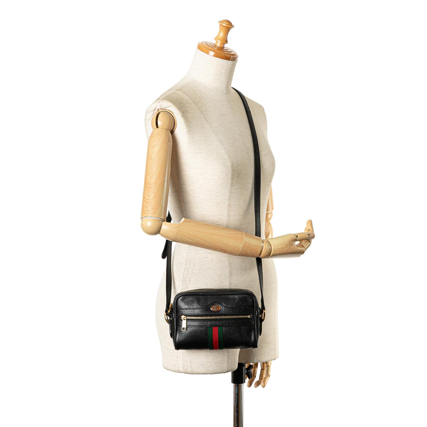 Gucci Mini Leather Ophidia Crossbody Bag (SHG-WLfYxn)