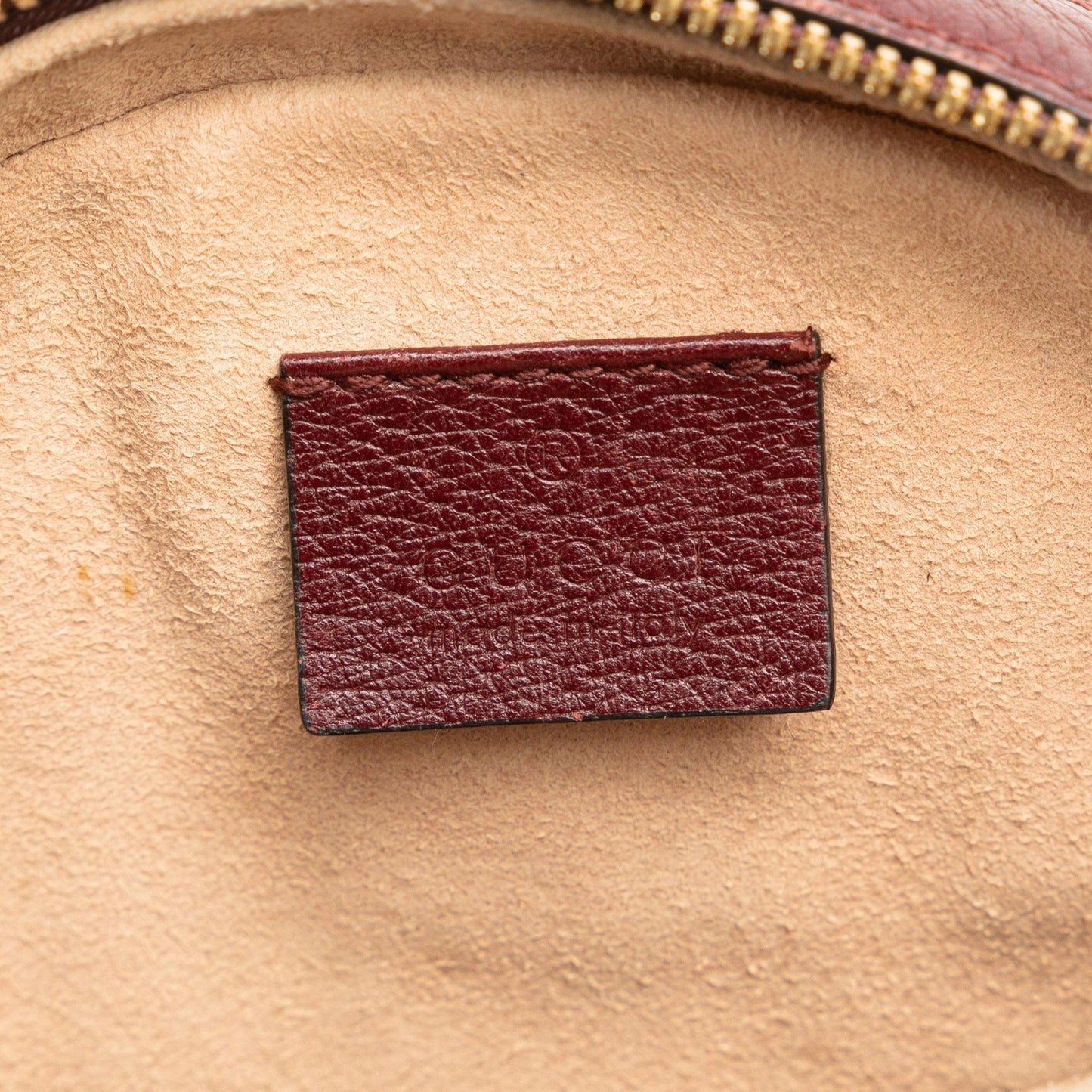 Gucci Mini Round Ophidia Leather Crossbody Bag (SHG-X9STIA)