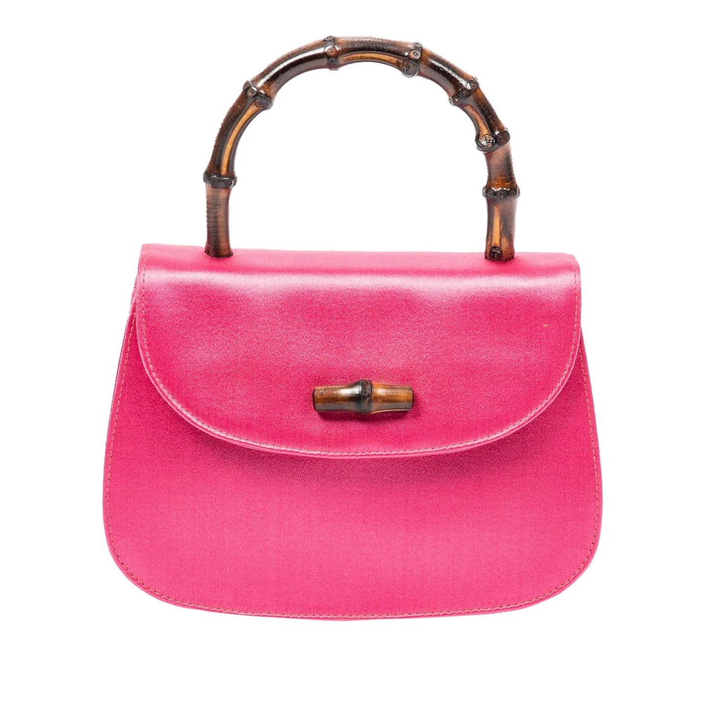 Gucci Mini Satin Bamboo Night (SHG-gJ0Jsi)