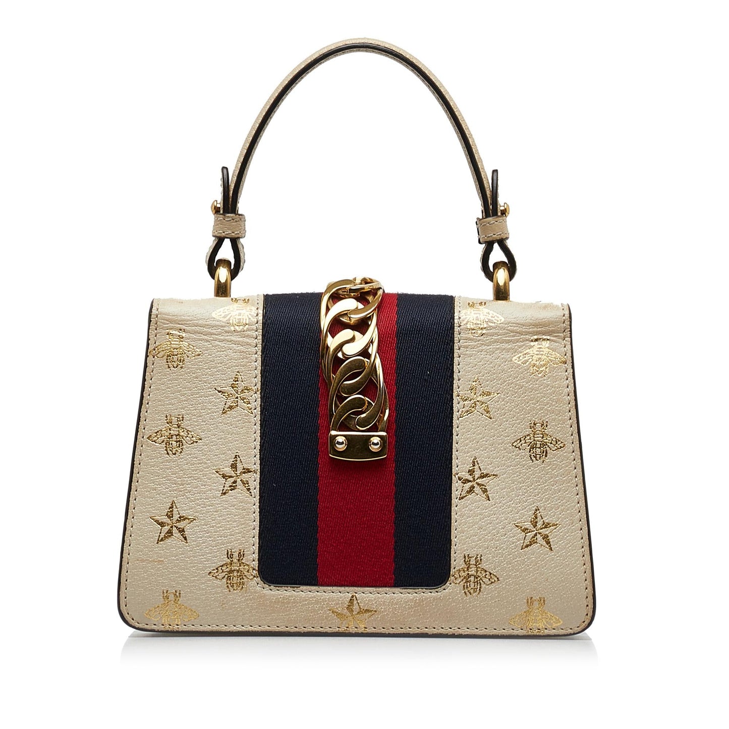 Gucci Mini Sylvie Bee Star Top Handle Bag (SHG-k0KJYe)