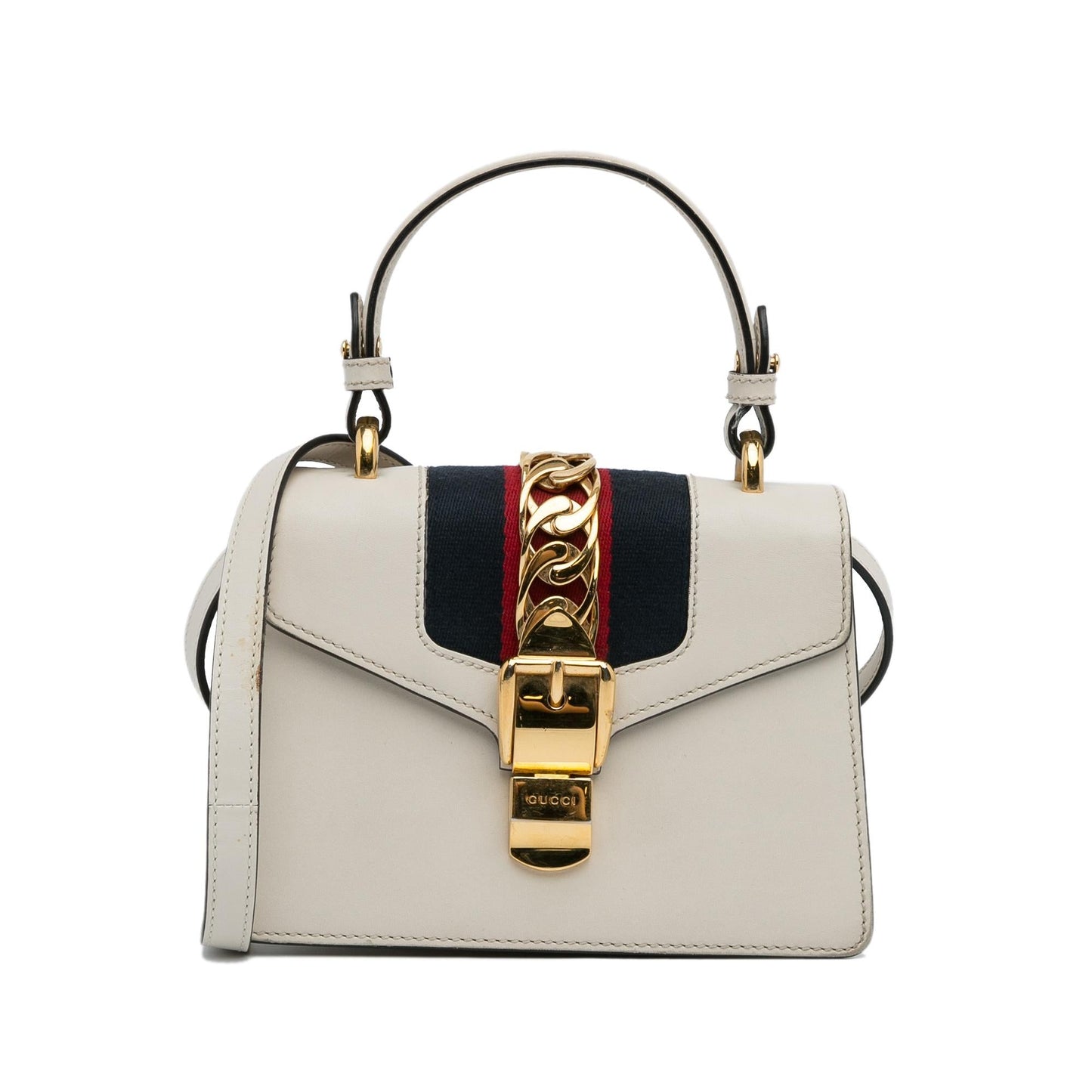 Gucci Mini Sylvie Satchel (SHG-fpc7UW)
