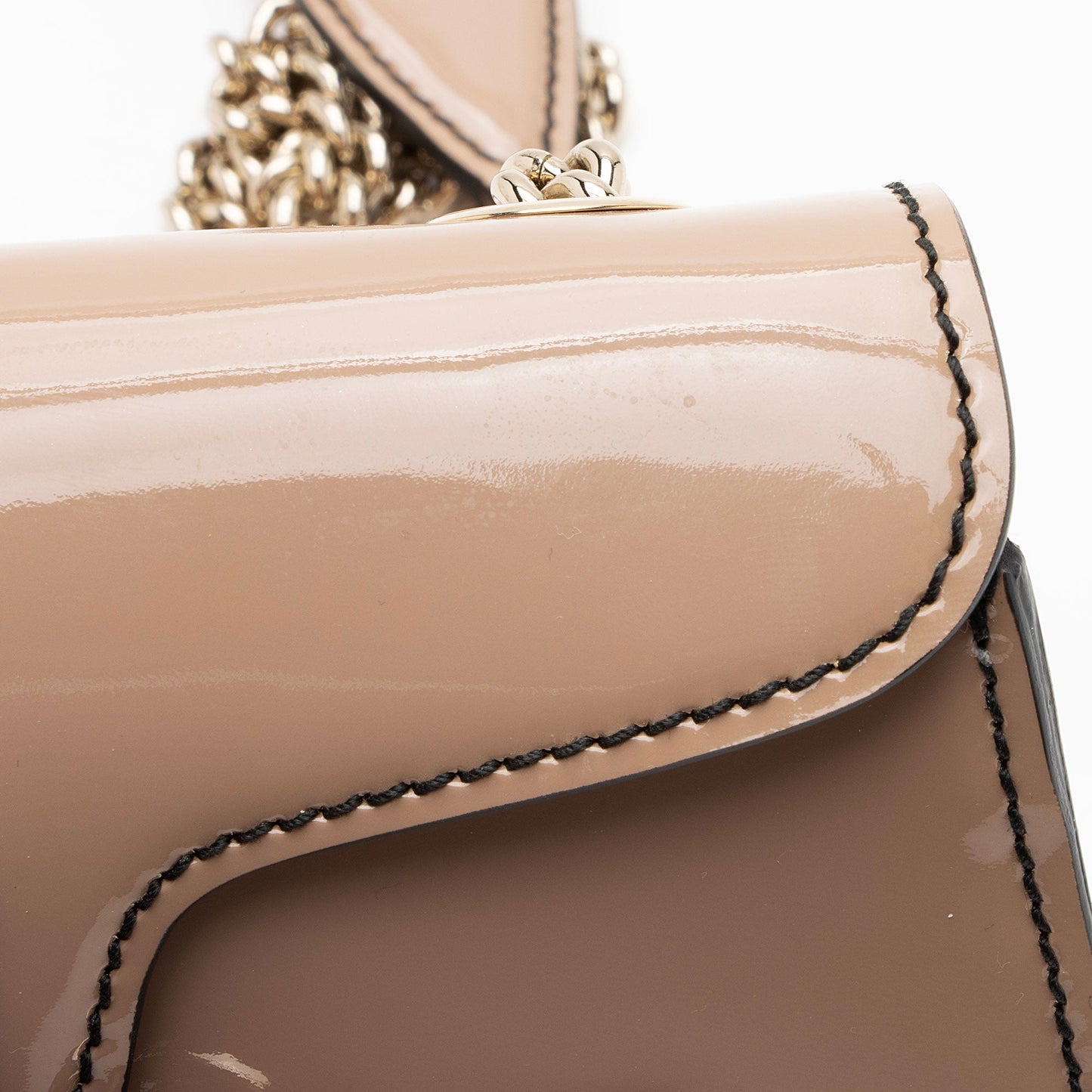 Gucci Patent Leather Emily Shoulder Bag (SHF-FaCHlt)