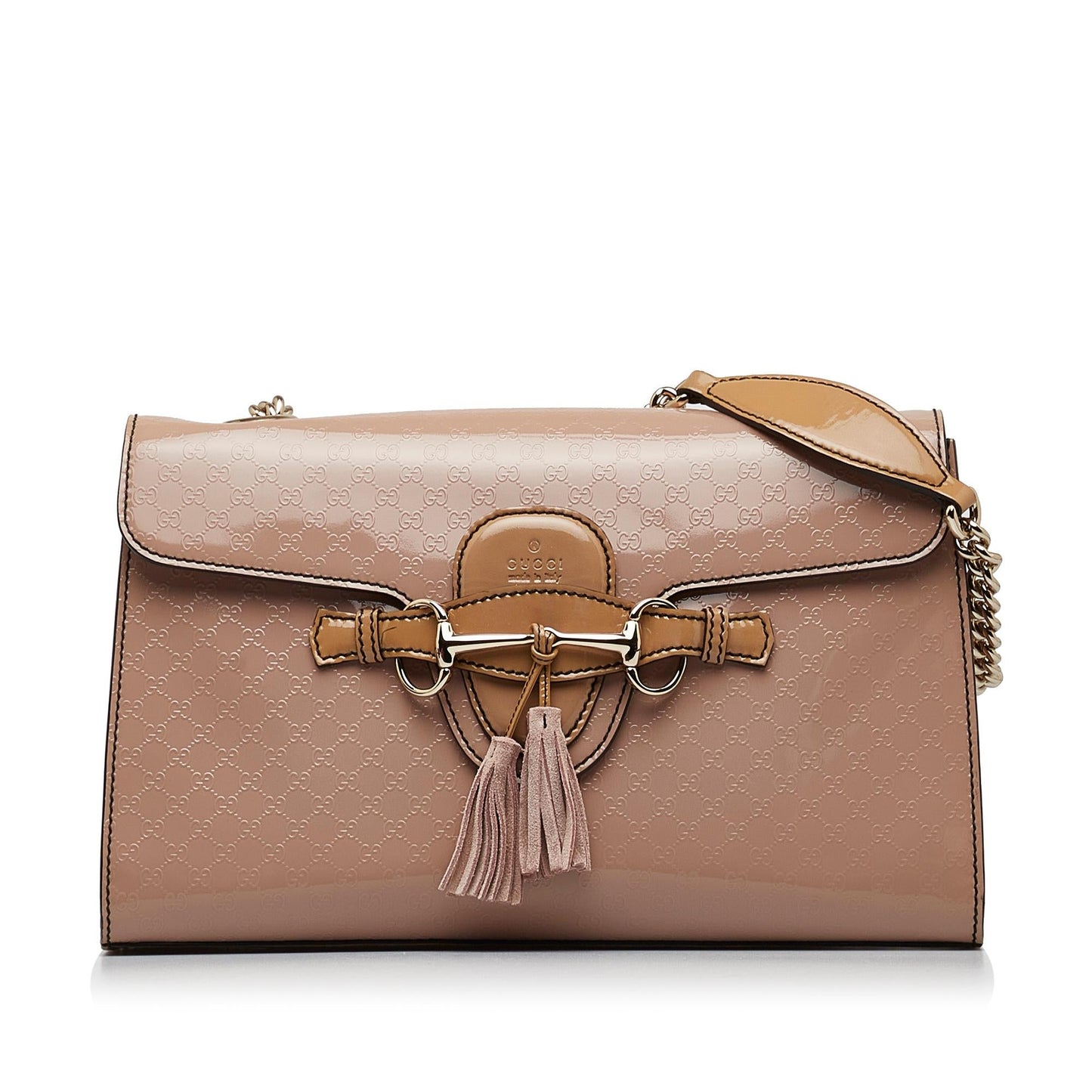 Gucci Patent Microguccissima Emily Shoulder Bag (SHG-jKZF4b)