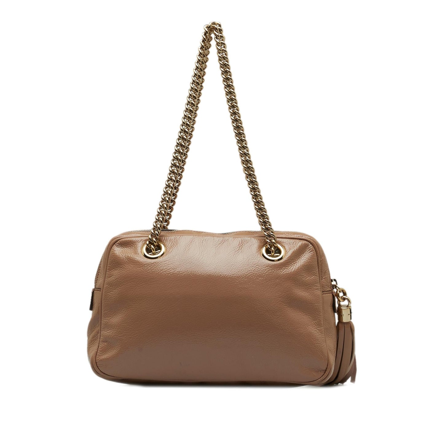 Gucci Patent Soho Chain Shoulder Bag (SHG-5O1EoQ)