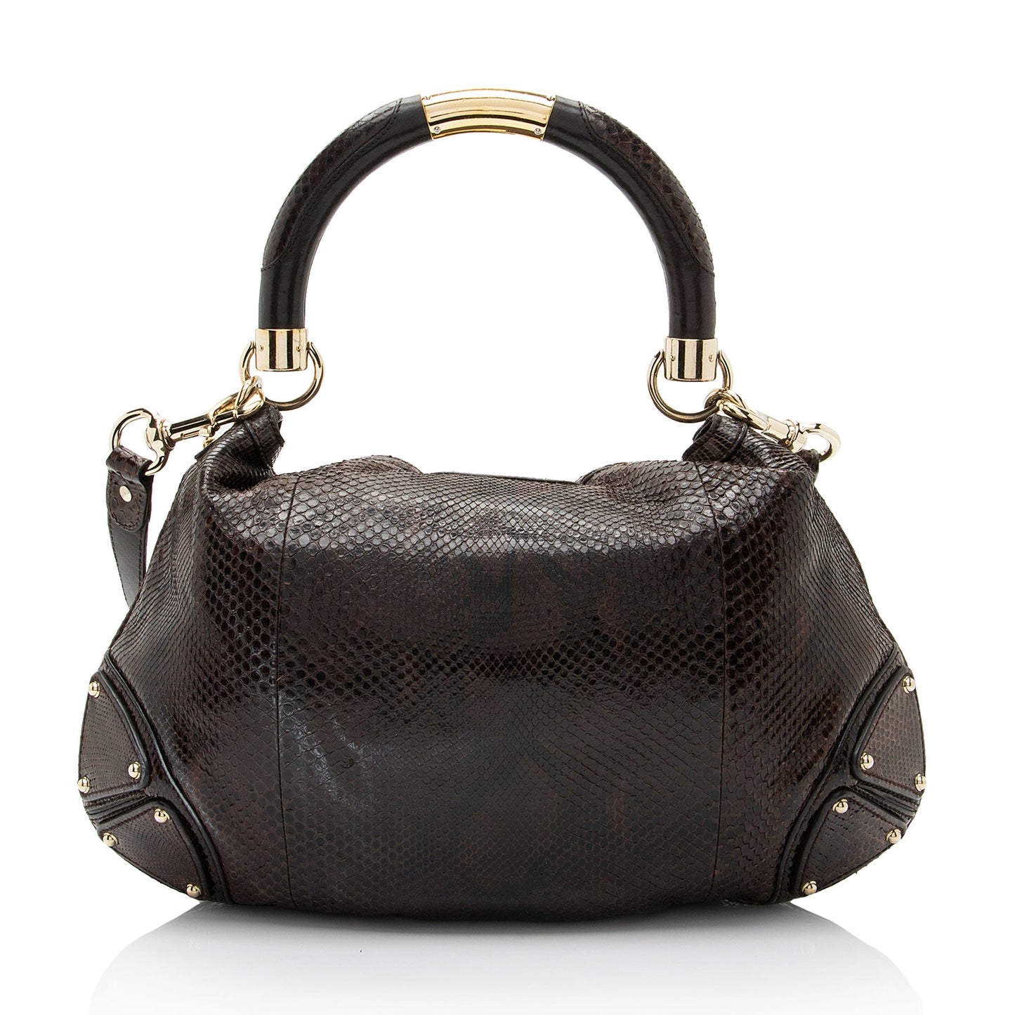 Gucci Python Medium Indy Satchel (SHF-o6MQCe)