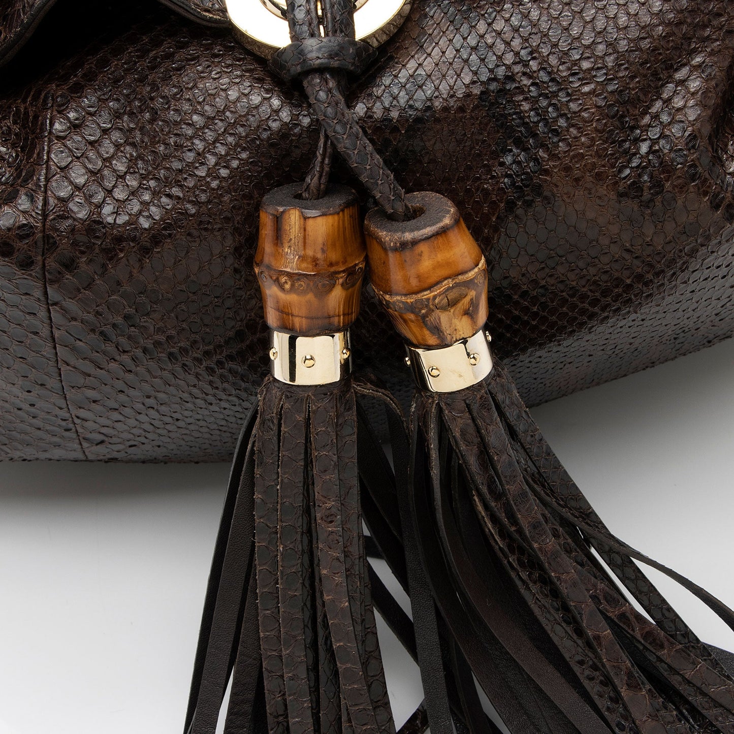 Gucci Python Medium Indy Satchel (SHF-o6MQCe)