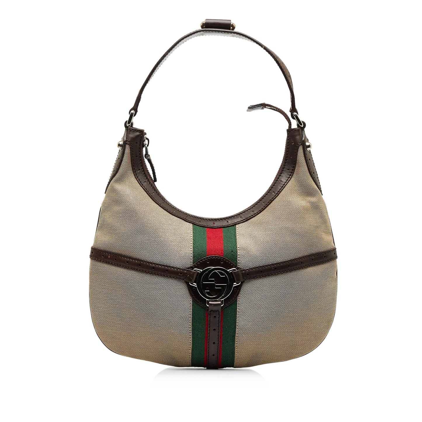 Gucci Reins Web Hobo (SHG-rDthGg)