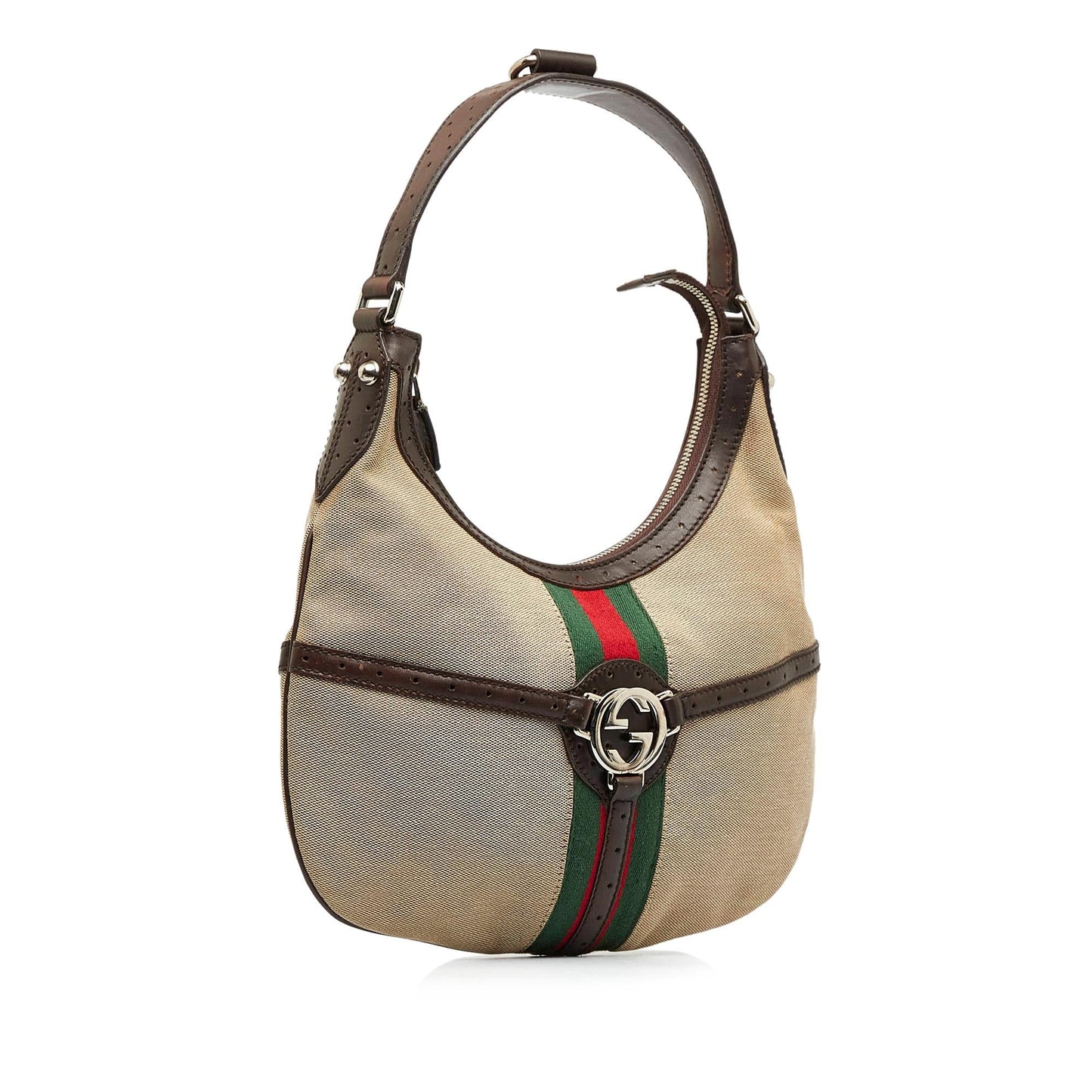 Gucci Reins Web Hobo (SHG-rDthGg)