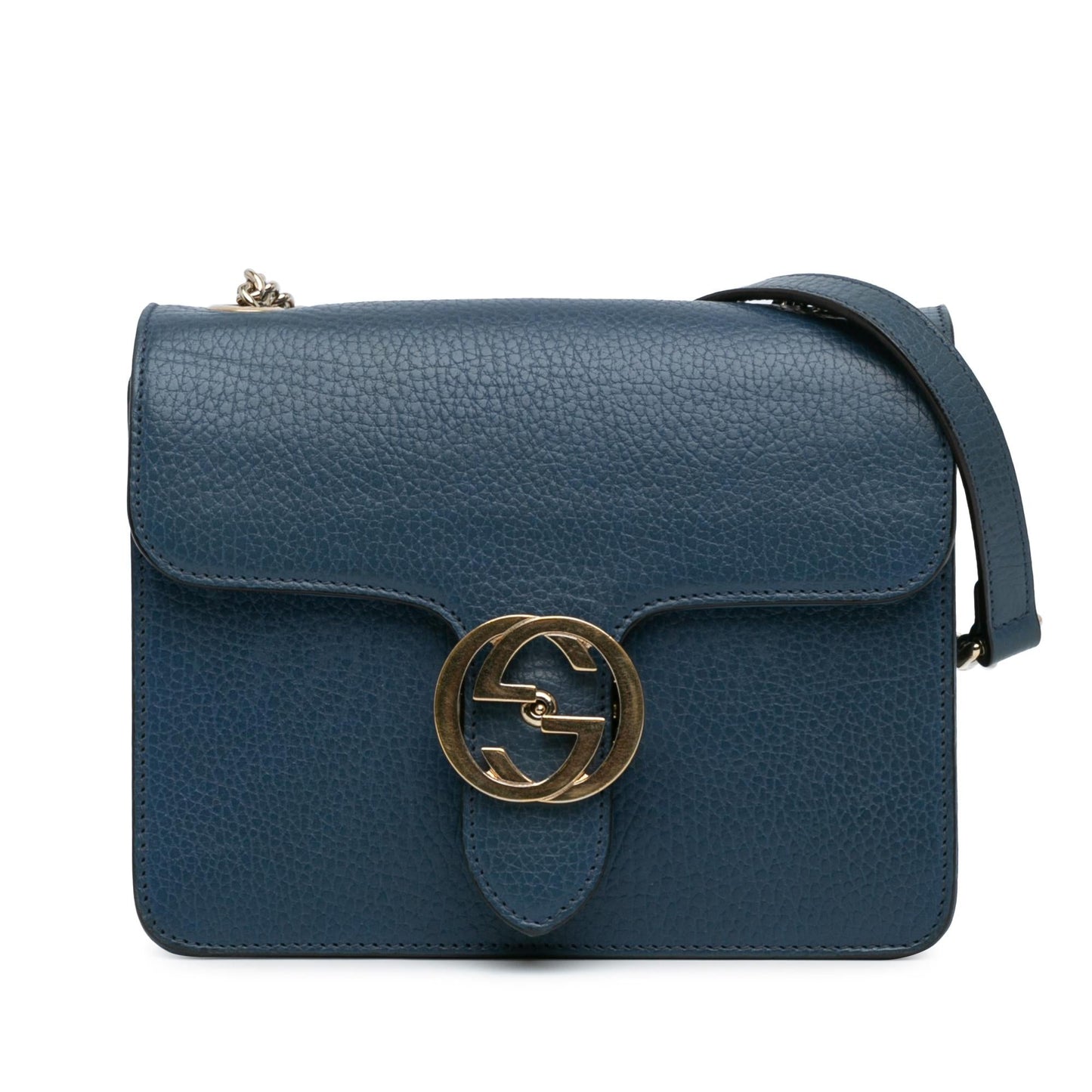 Gucci Small Dollar Calfskin Interlocking G Crossbody (SHG-Ew07VO)