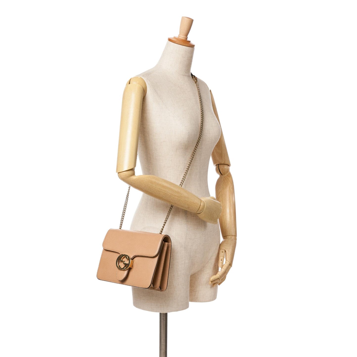 Gucci Small Dollar Calfskin Interlocking G Crossbody