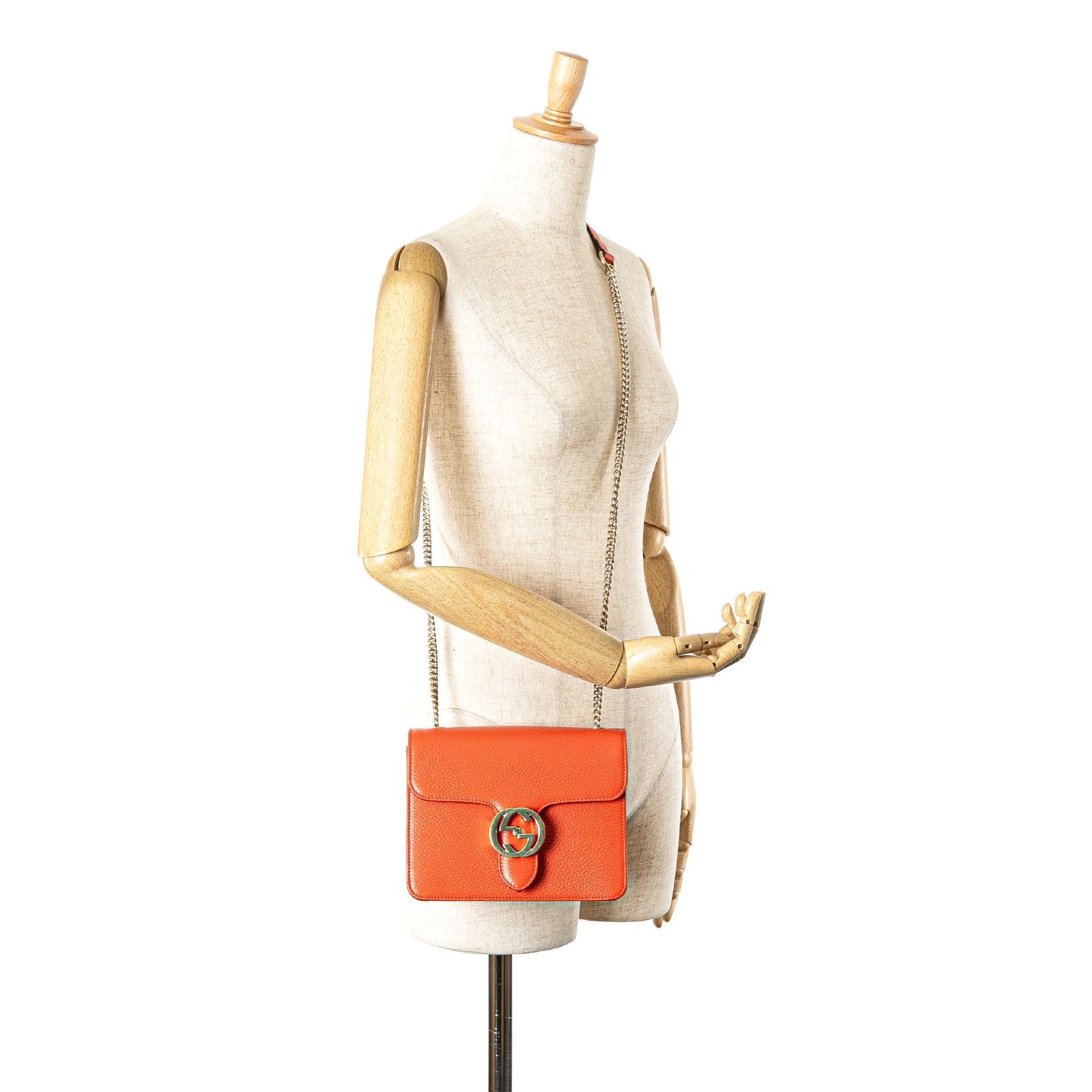 Gucci Small Dollar Calfskin Interlocking G Crossbody