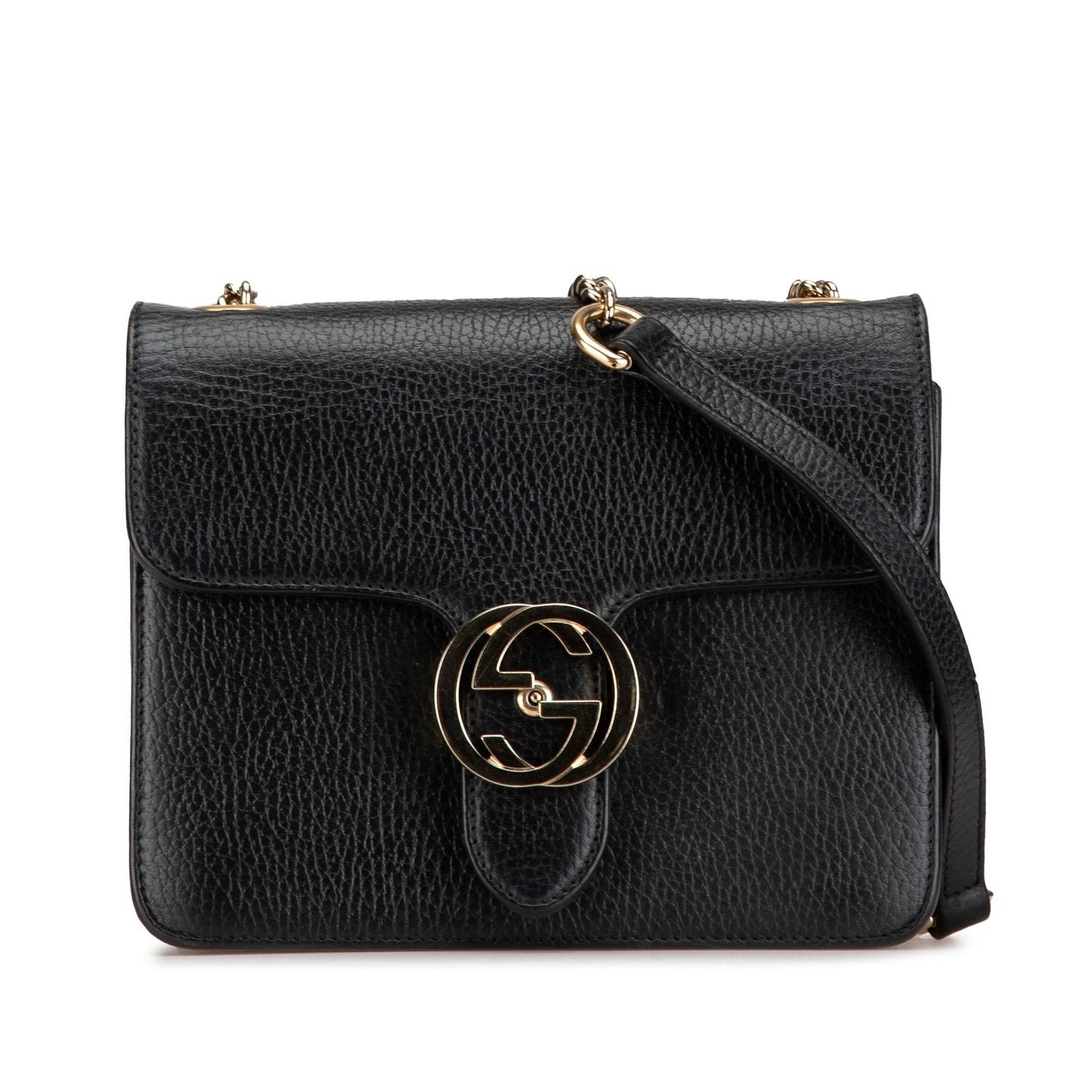 Gucci Small Dollar Calfskin Interlocking G Crossbody