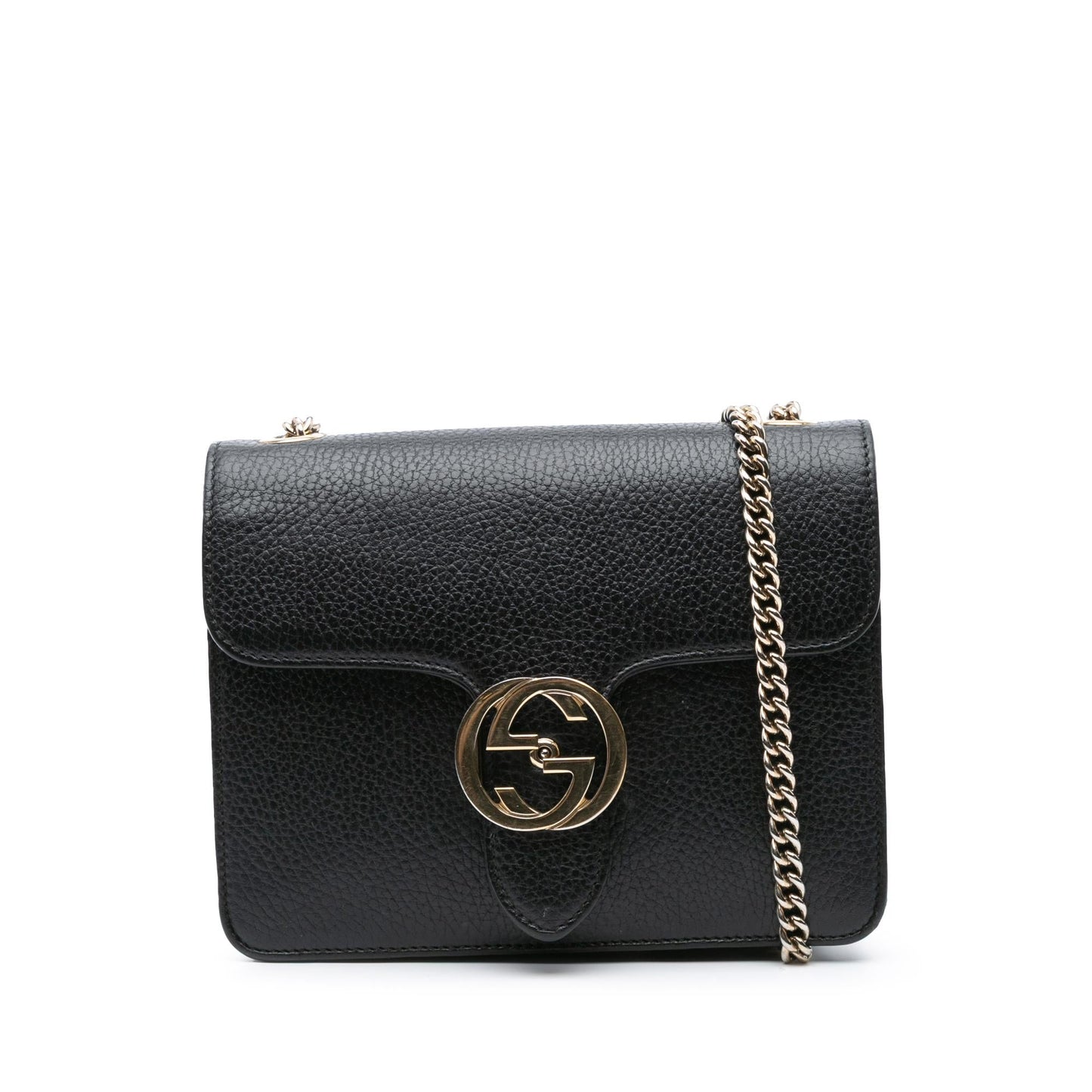 Gucci Small Dollar Calfskin Interlocking G Crossbody