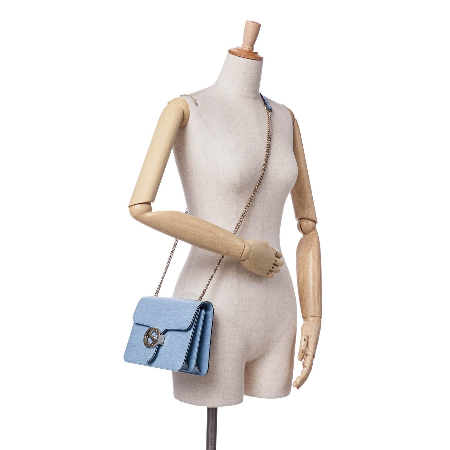 Gucci Small Dollar Calfskin Interlocking G Crossbody