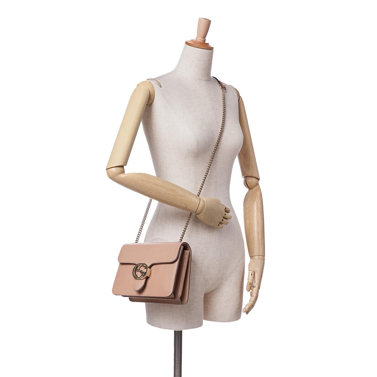 Gucci Small Dollar Calfskin Interlocking G Crossbody