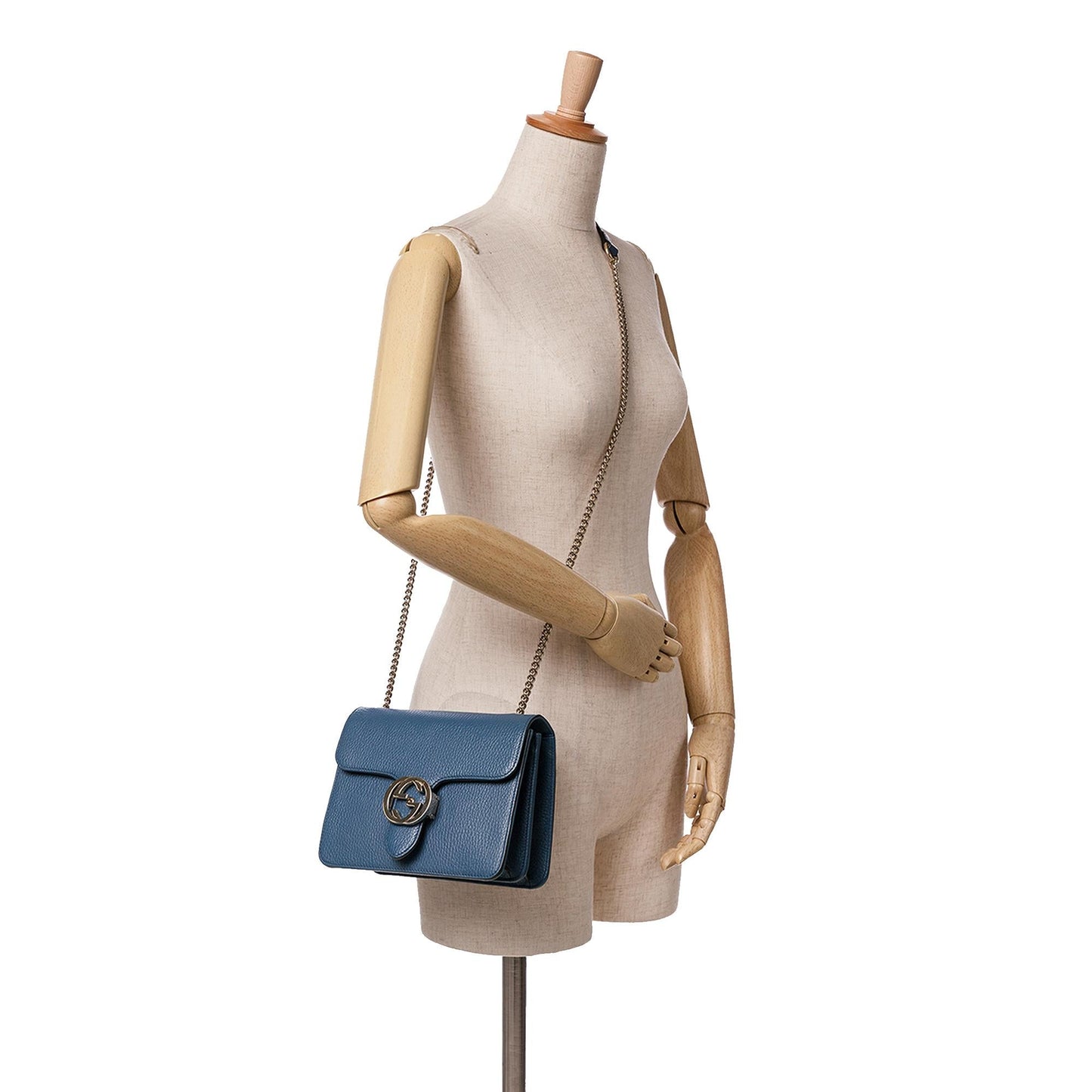Gucci Small Dollar Calfskin Interlocking G Crossbody