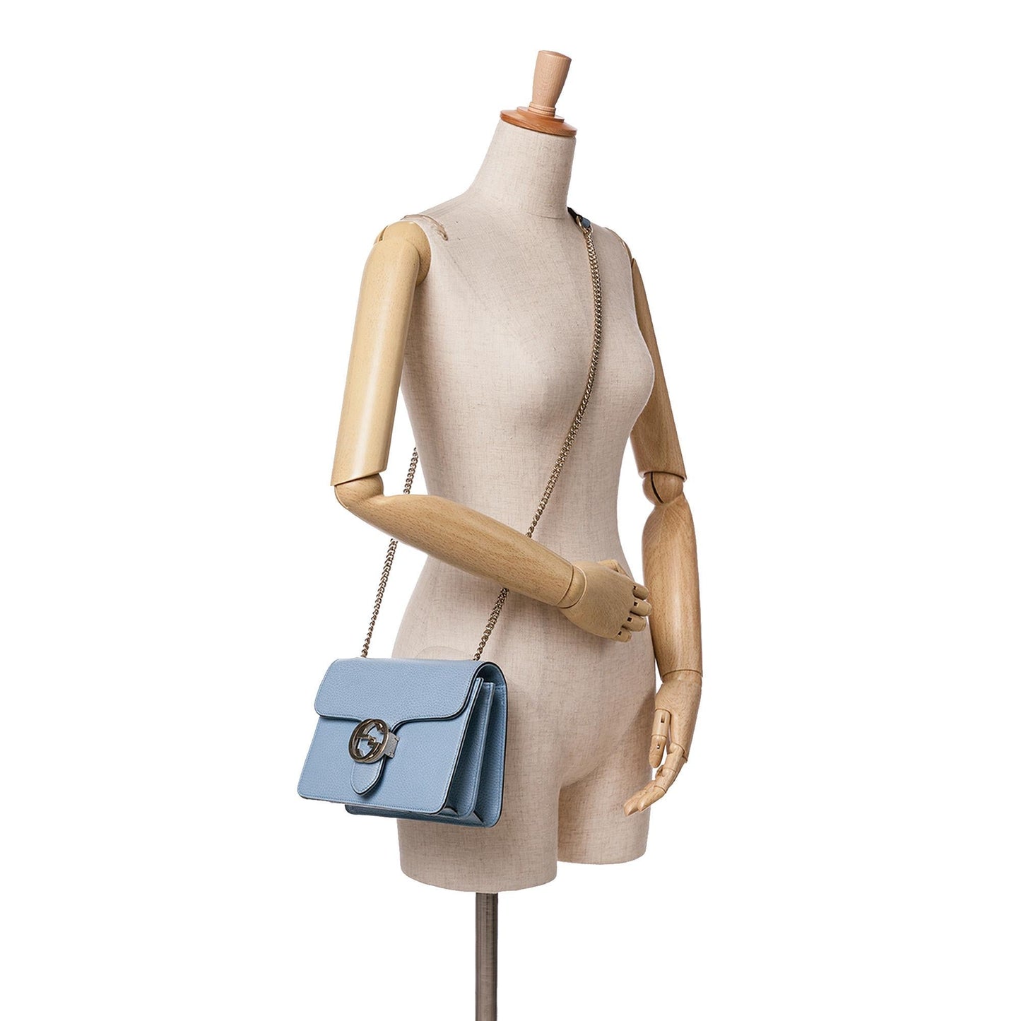 Gucci Small Dollar Calfskin Interlocking G Crossbody
