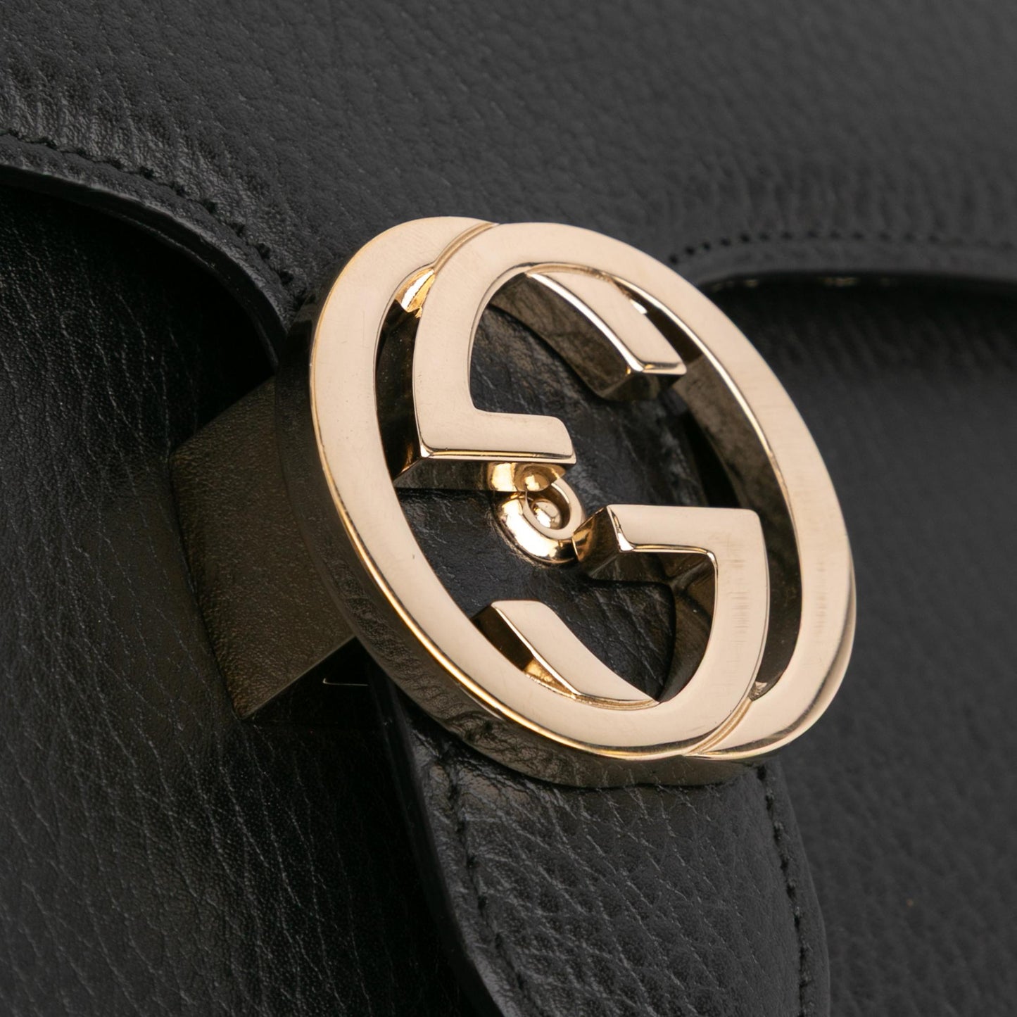 Gucci Small Dollar Calfskin Interlocking G Crossbody