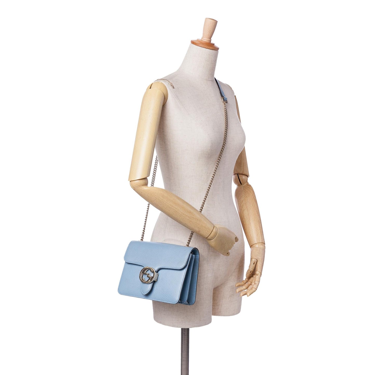 Gucci Small Dollar Calfskin Interlocking G Crossbody