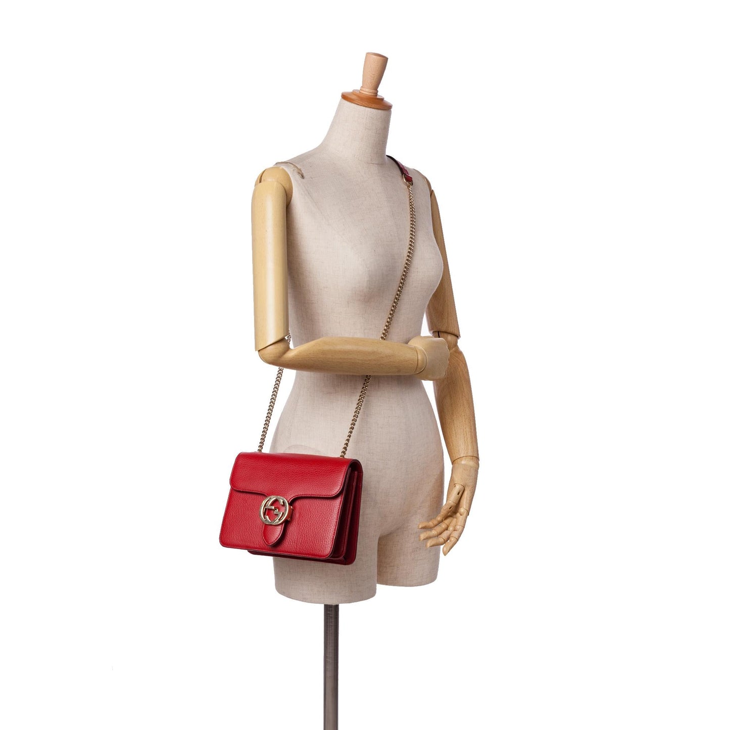Gucci Small Dollar Calfskin Interlocking G Crossbody