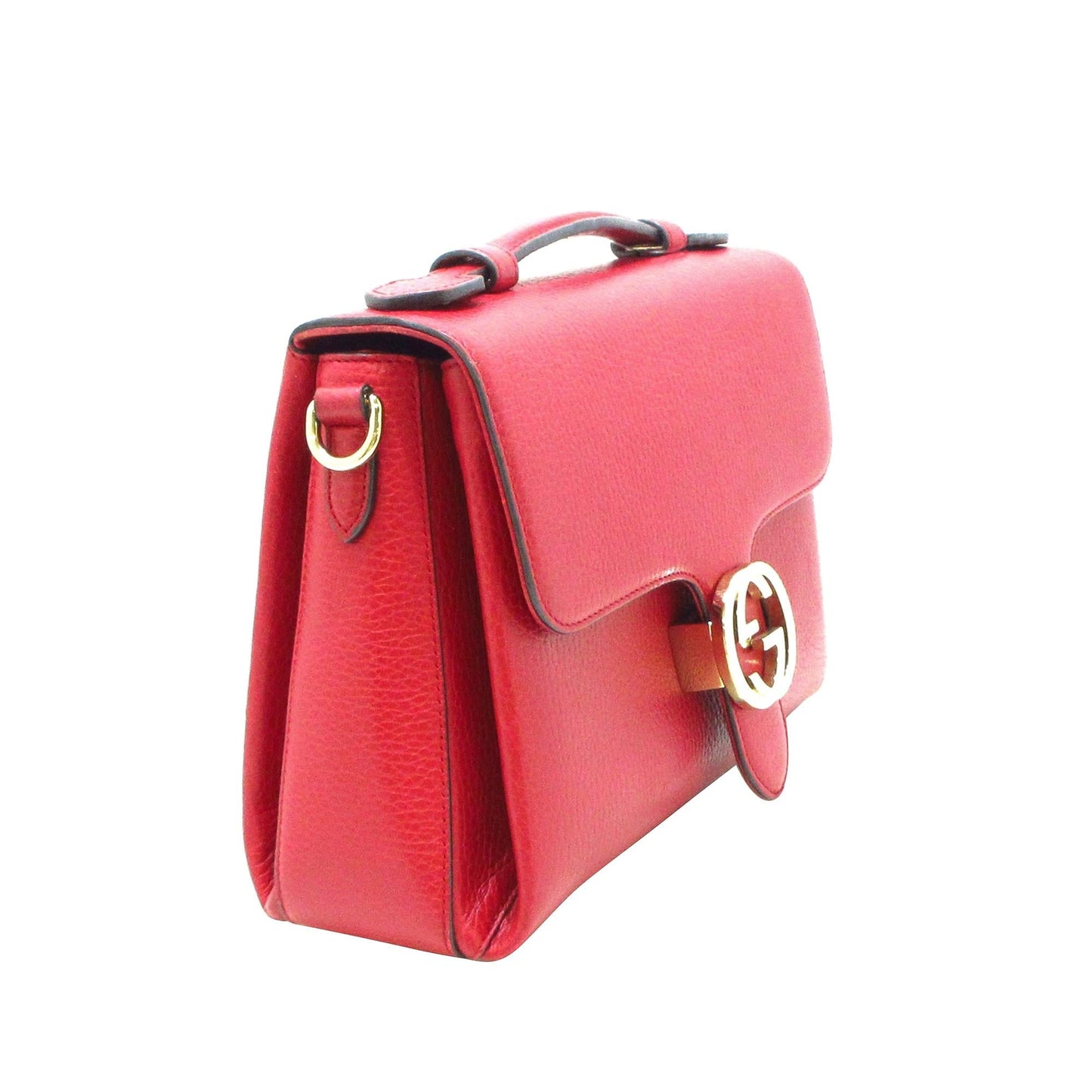 Gucci Small Dollar Interlocking G Satchel (SHG-HxRB3h)