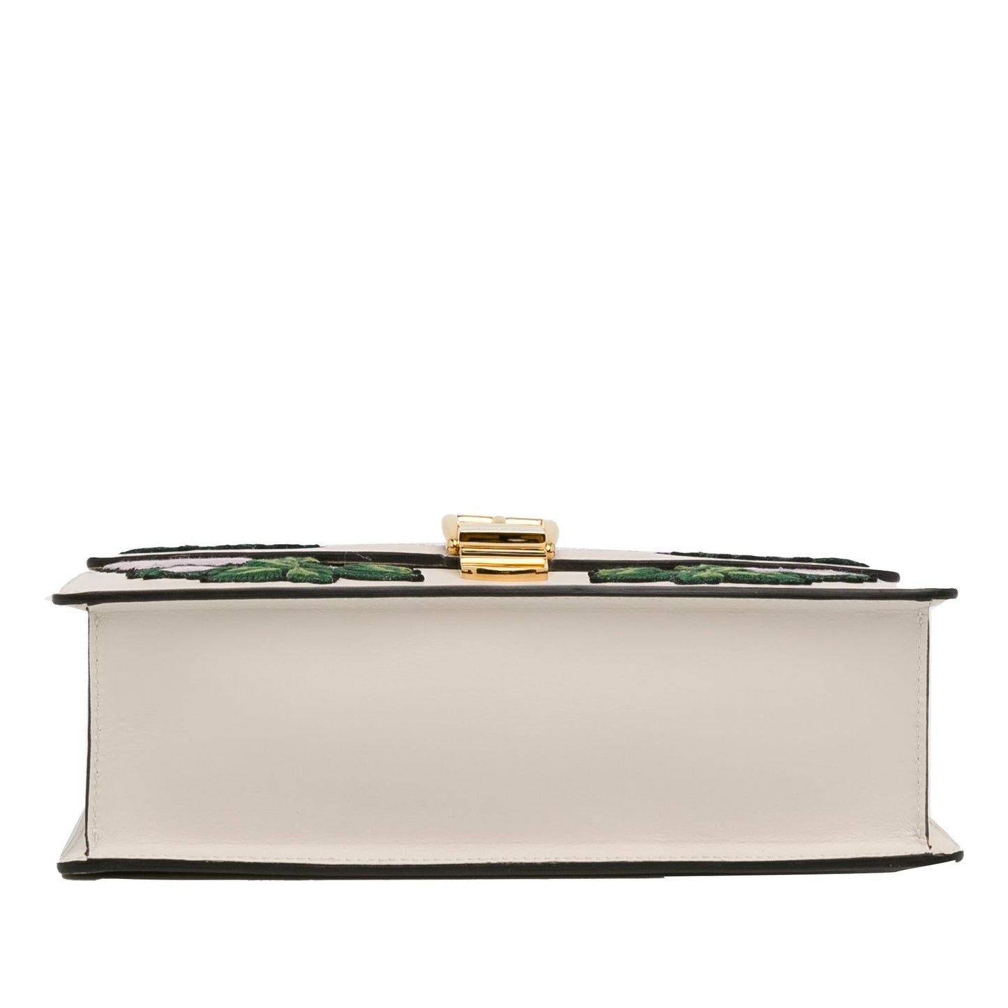 Gucci Small Floral Embroidered Sylvie Crossbody Bag (SHG-f7H54f)