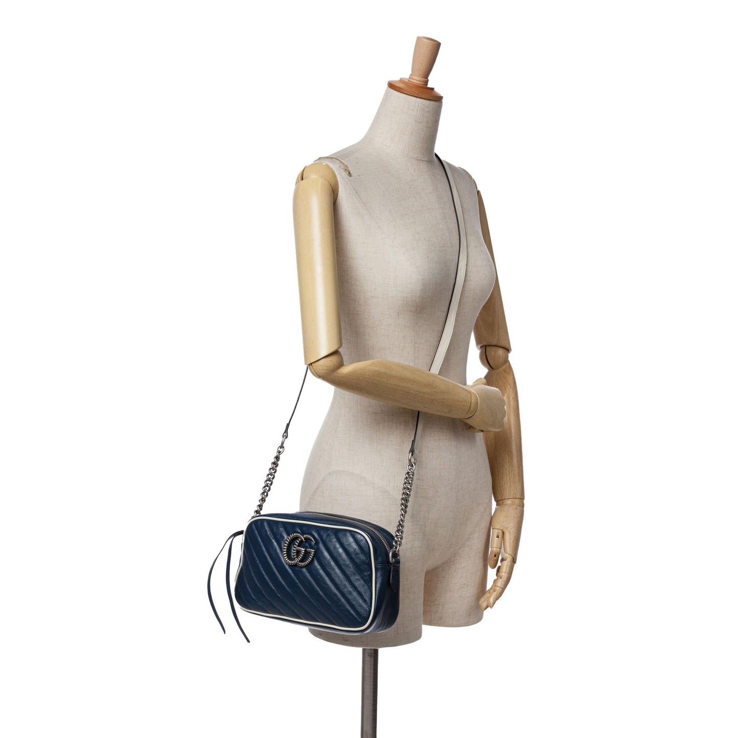 Gucci Small GG Marmont Leather Torchon Crossbody