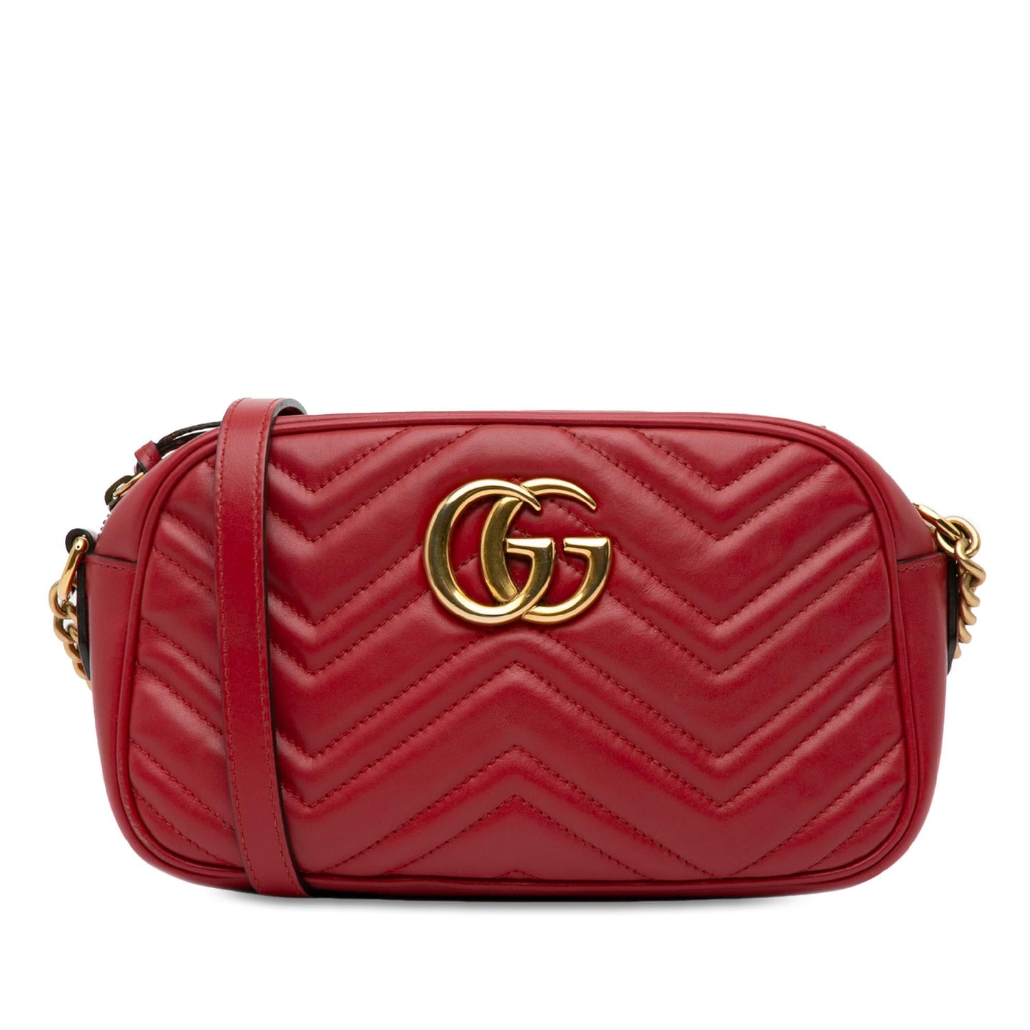 Gucci Small GG Marmont Matelasse Crossbody Bag (SHG-qdj2wc)