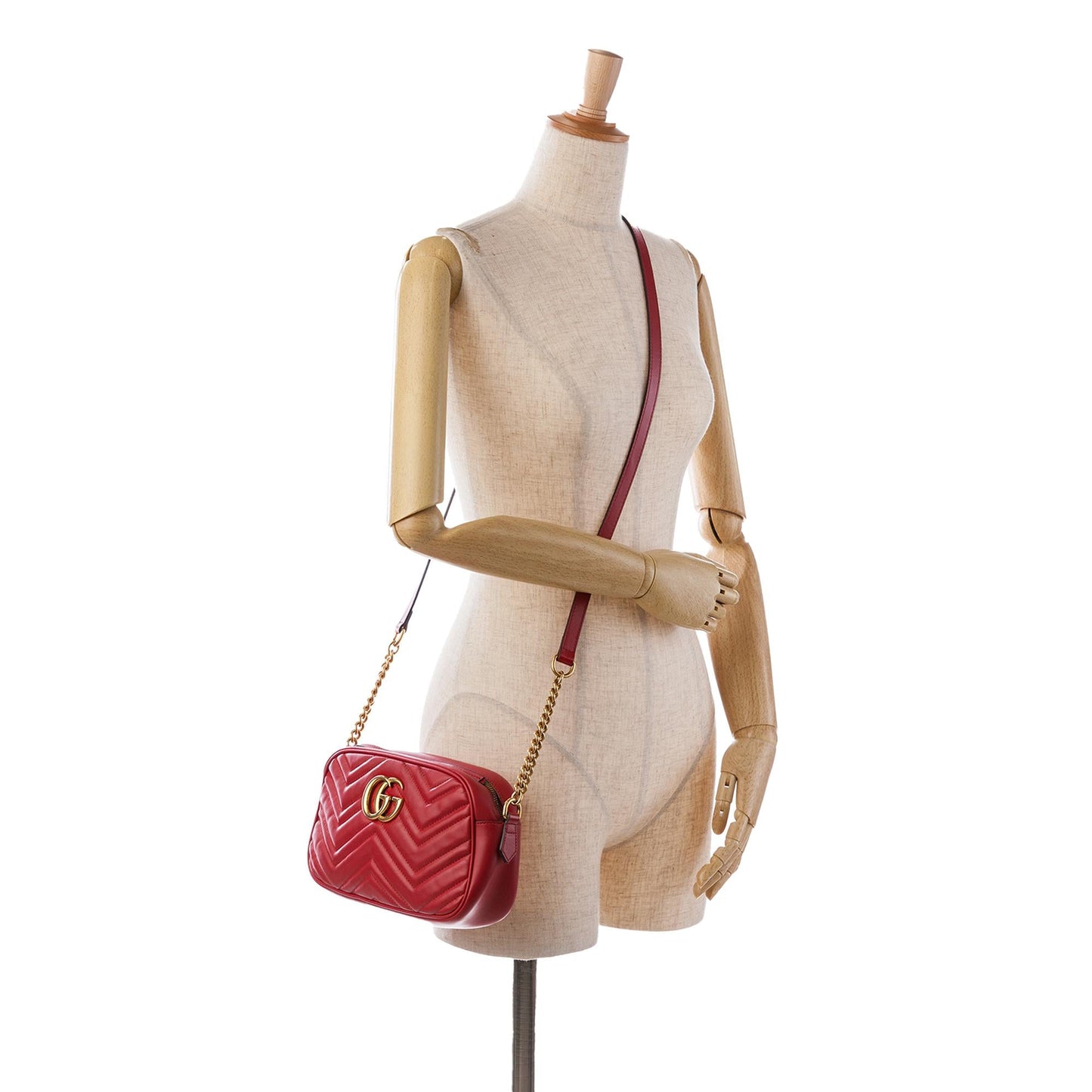 Gucci Small GG Marmont Matelasse Crossbody Bag (SHG-qdj2wc)
