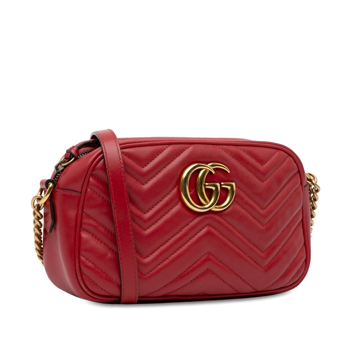 Gucci Small GG Marmont Matelasse Crossbody Bag (SHG-qdj2wc)