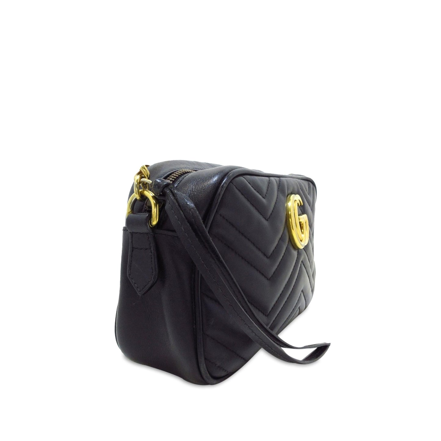 Gucci Small GG Marmont Matelasse Crossbody (SHG-r0tGKV)