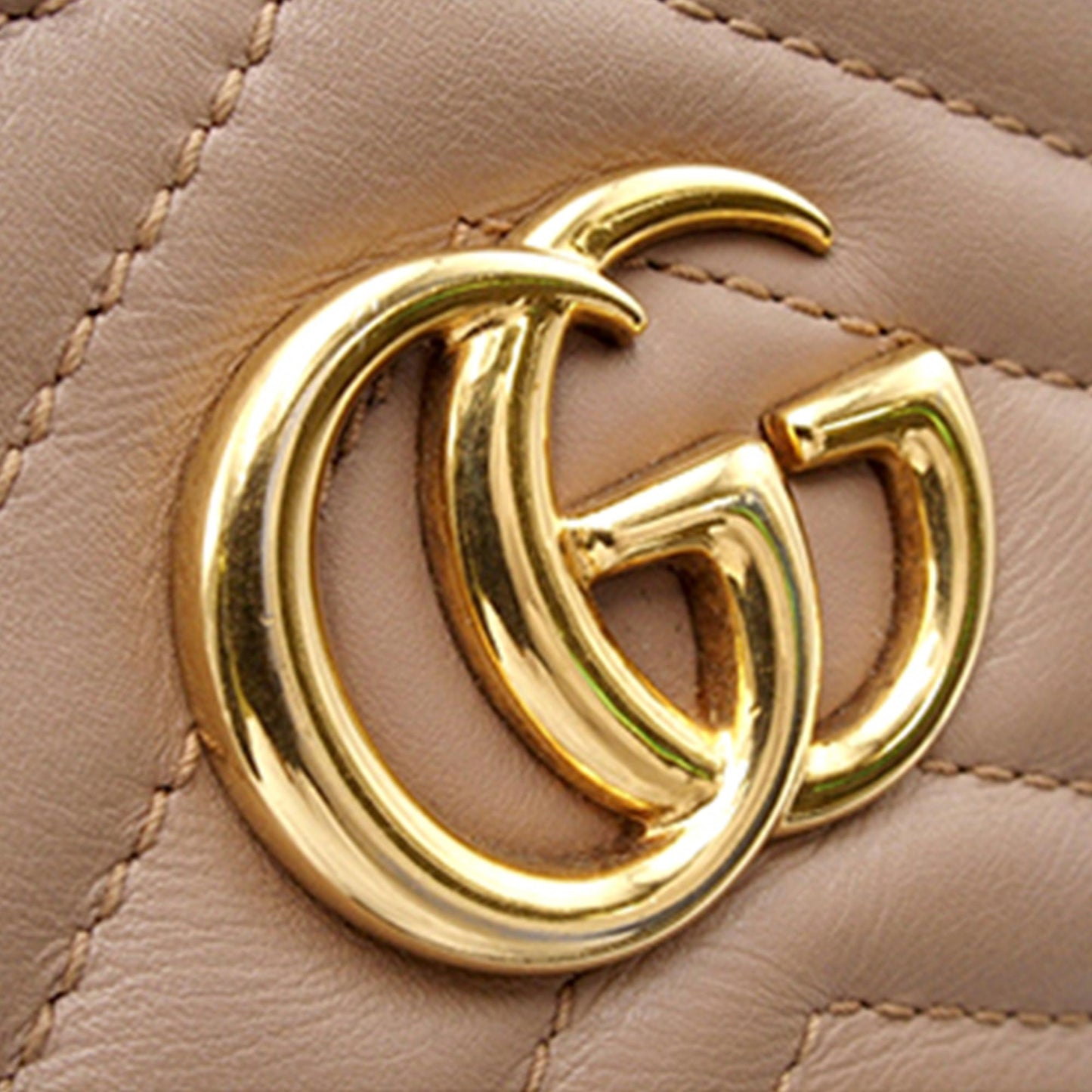 Gucci Small GG Marmont Matelasse Double Zip Pochette (SHG-TGr70z)