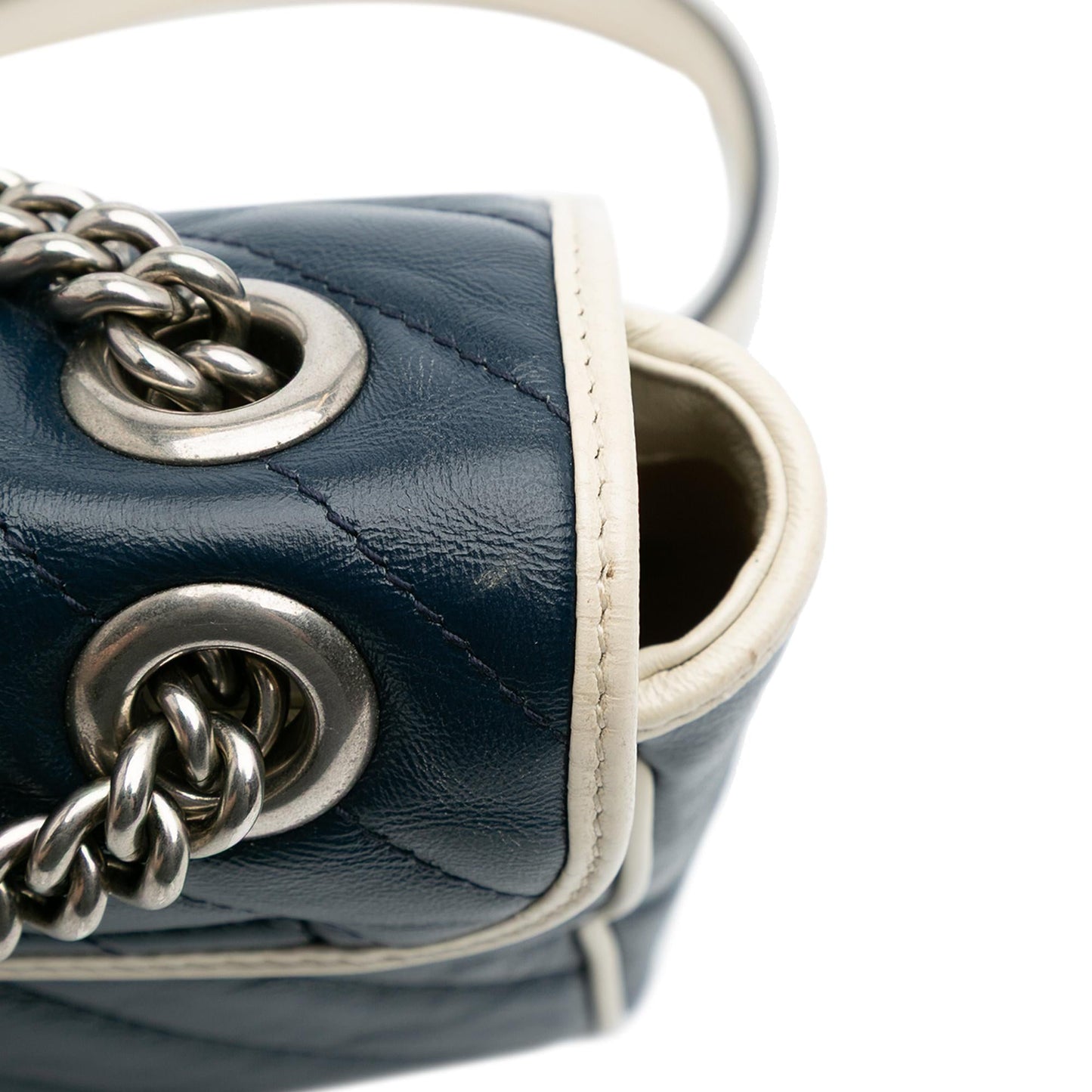 Gucci Small GG Marmont Matelasse Leather Torchon Flap Crossbody