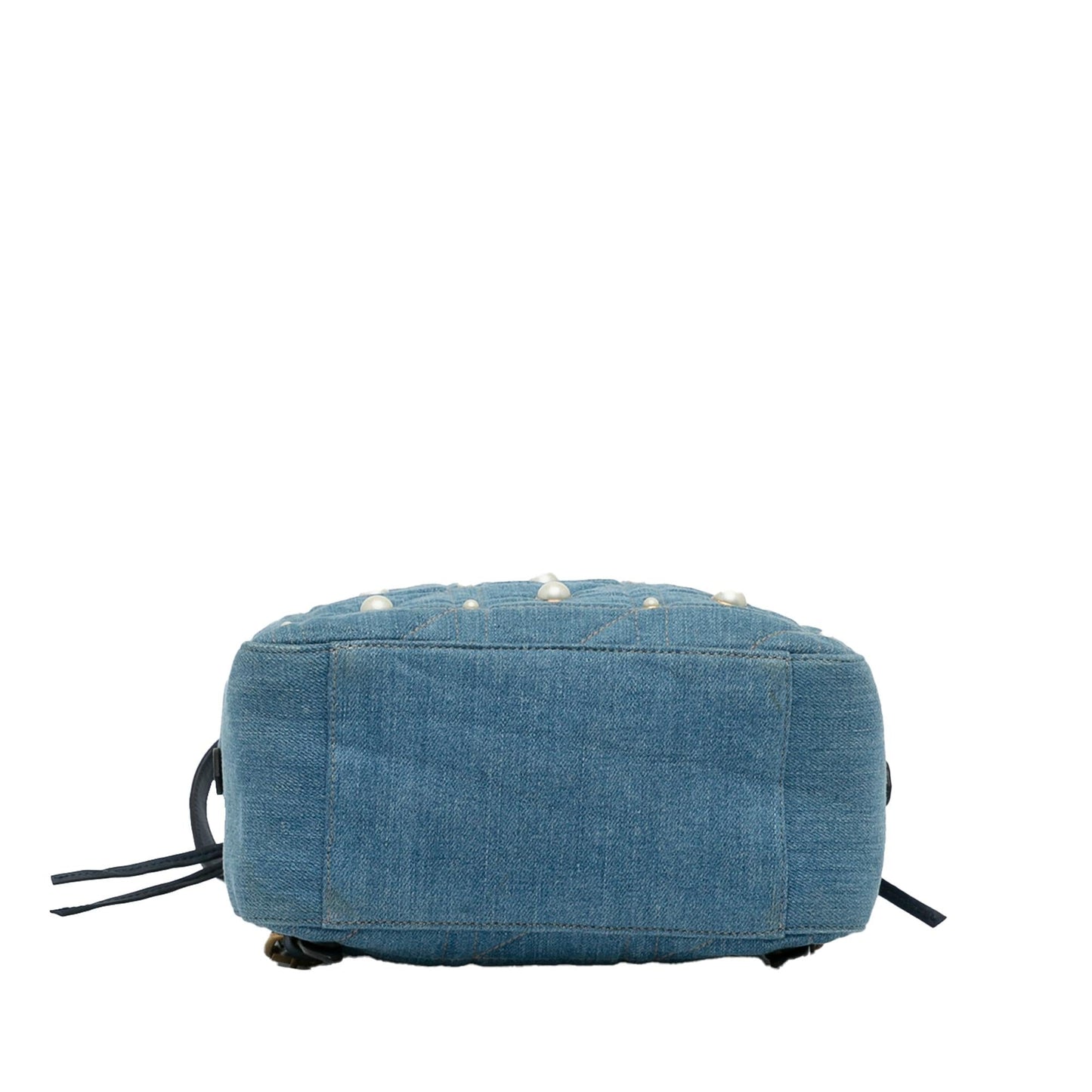 Gucci Small GG Marmont Pearl Denim Backpack (SHG-AWCod3)