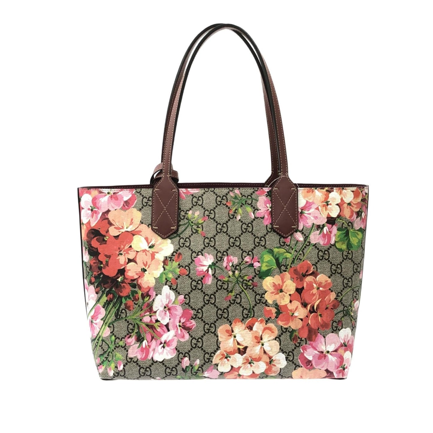 Gucci Small GG Supreme Blooms Reversible Tote (SHG-k7qQhG)