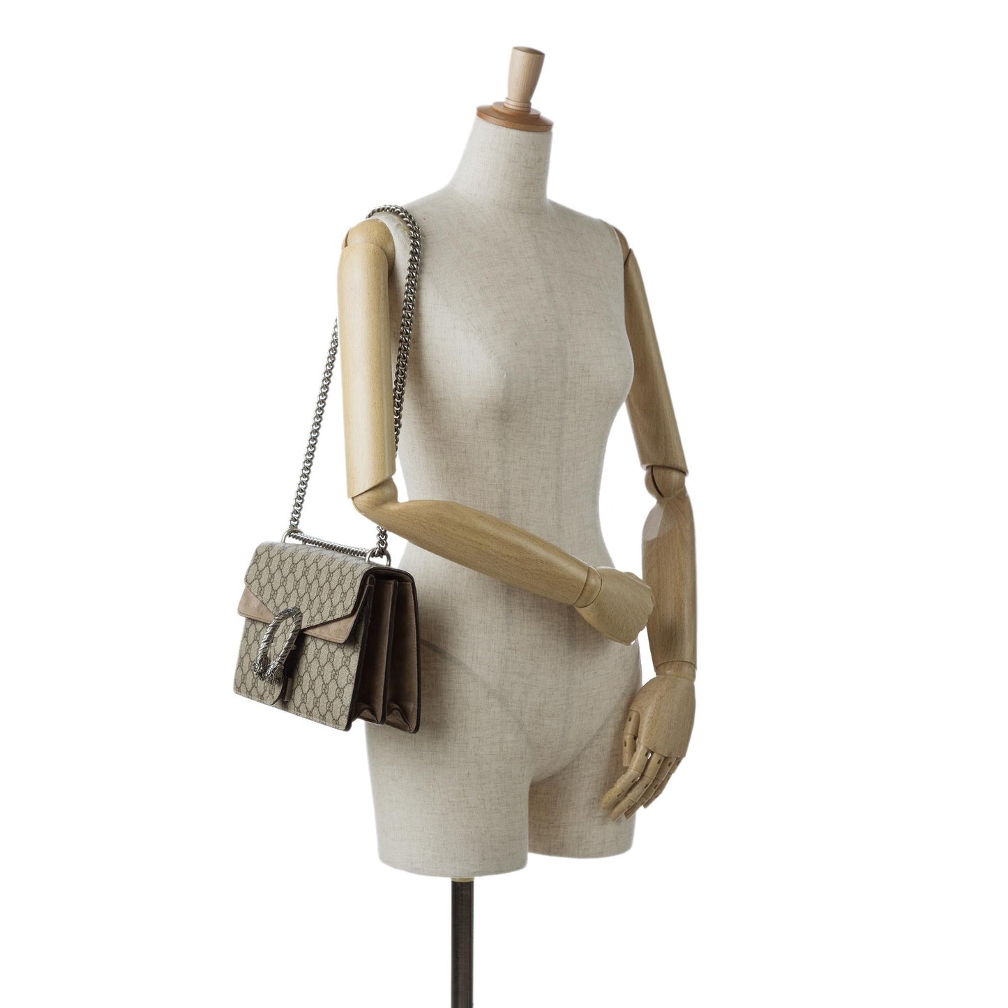 Gucci Small GG Supreme Dionysus Shoulder Bag (SHG-bR9hGR)