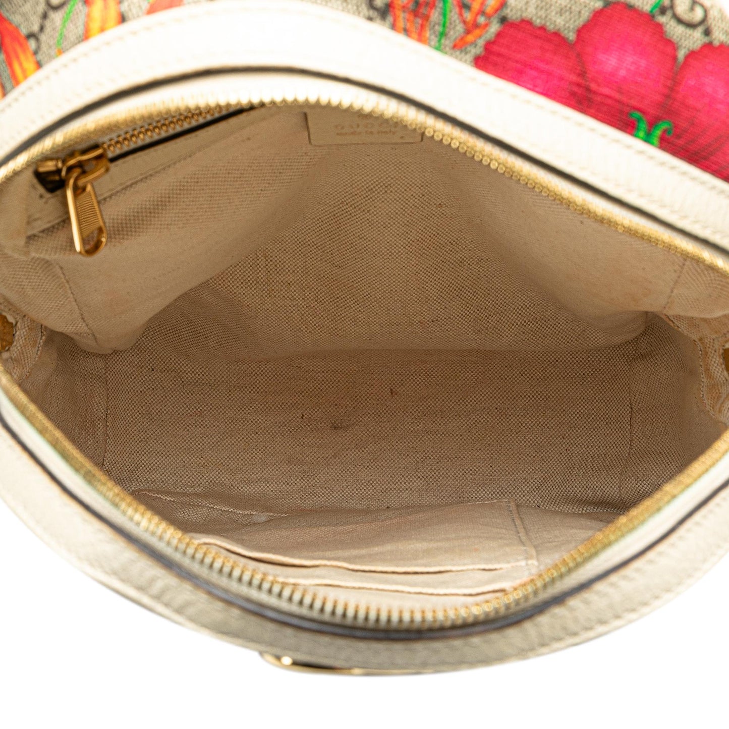 Gucci Small GG Supreme Flora Ophidia Backpack