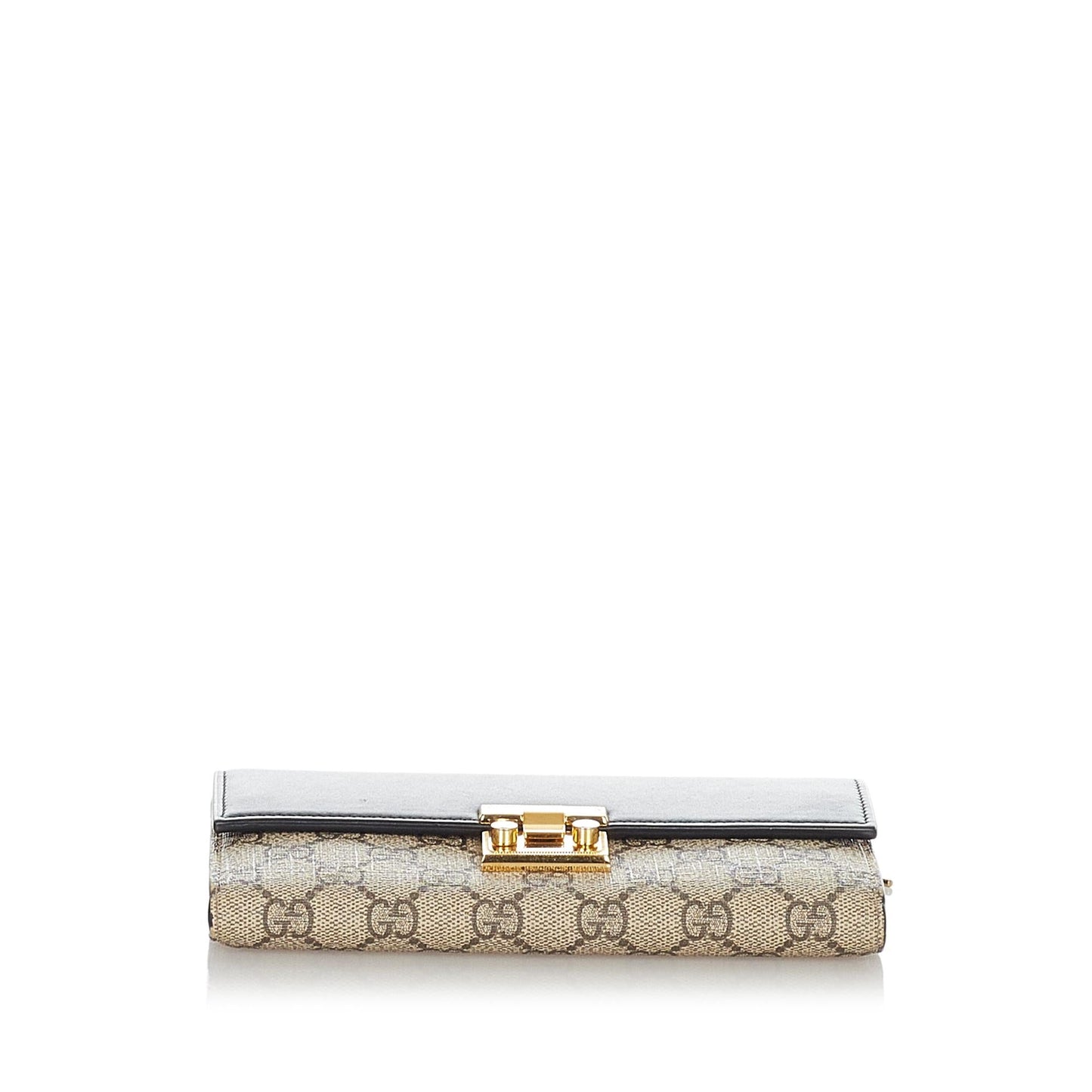 Gucci Small GG Supreme Padlock Crossbody Bag