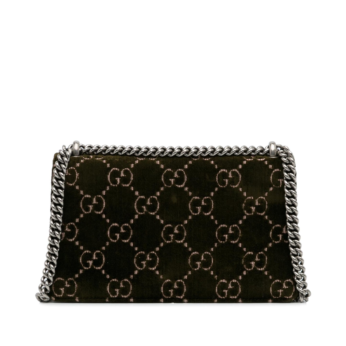 Gucci Small GG Velvet Dionysus Shoulder Bag (SHG-kiB2ot)
