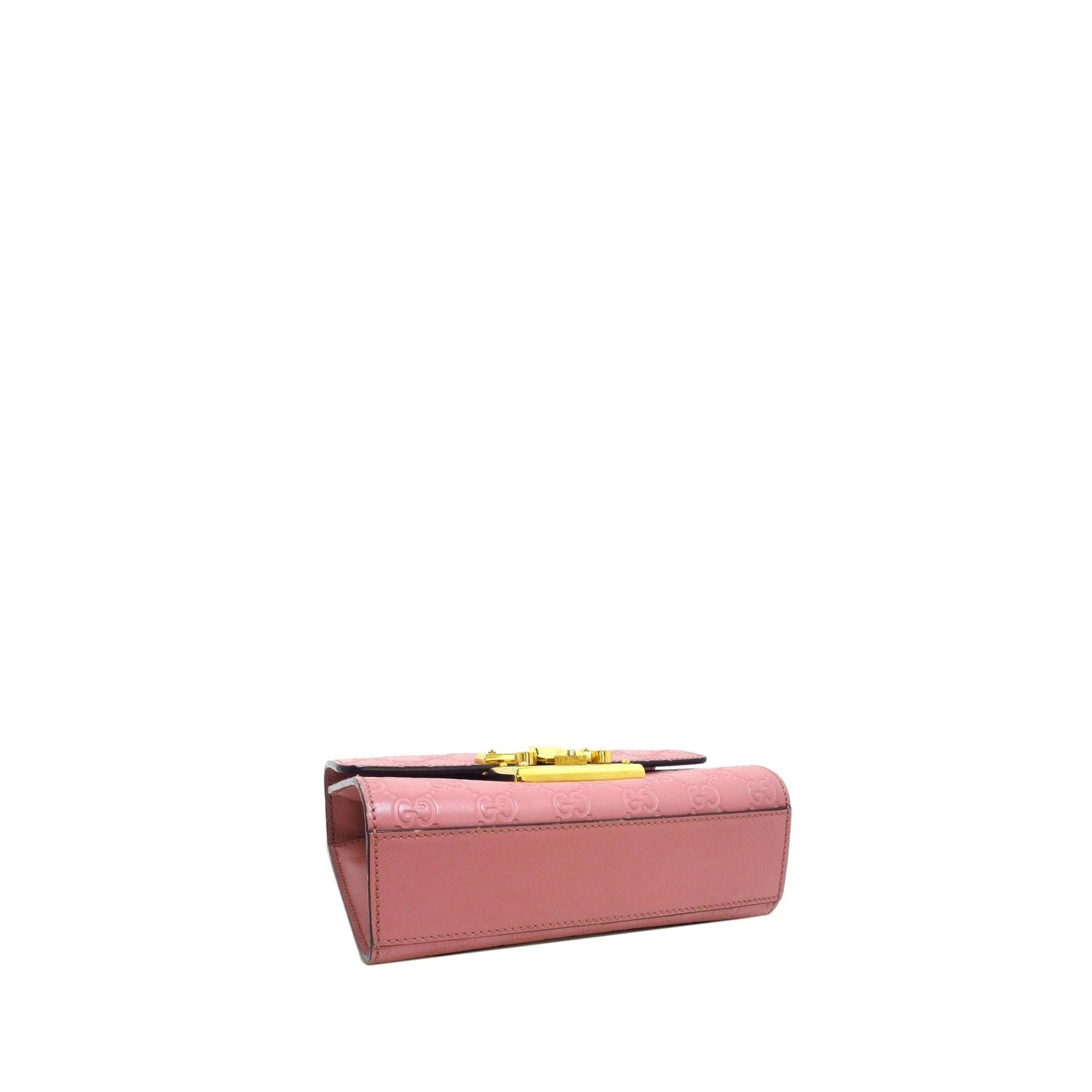 Gucci Small Guccissima Padlock Crossbody Bag (SHG-RKOEvJ)