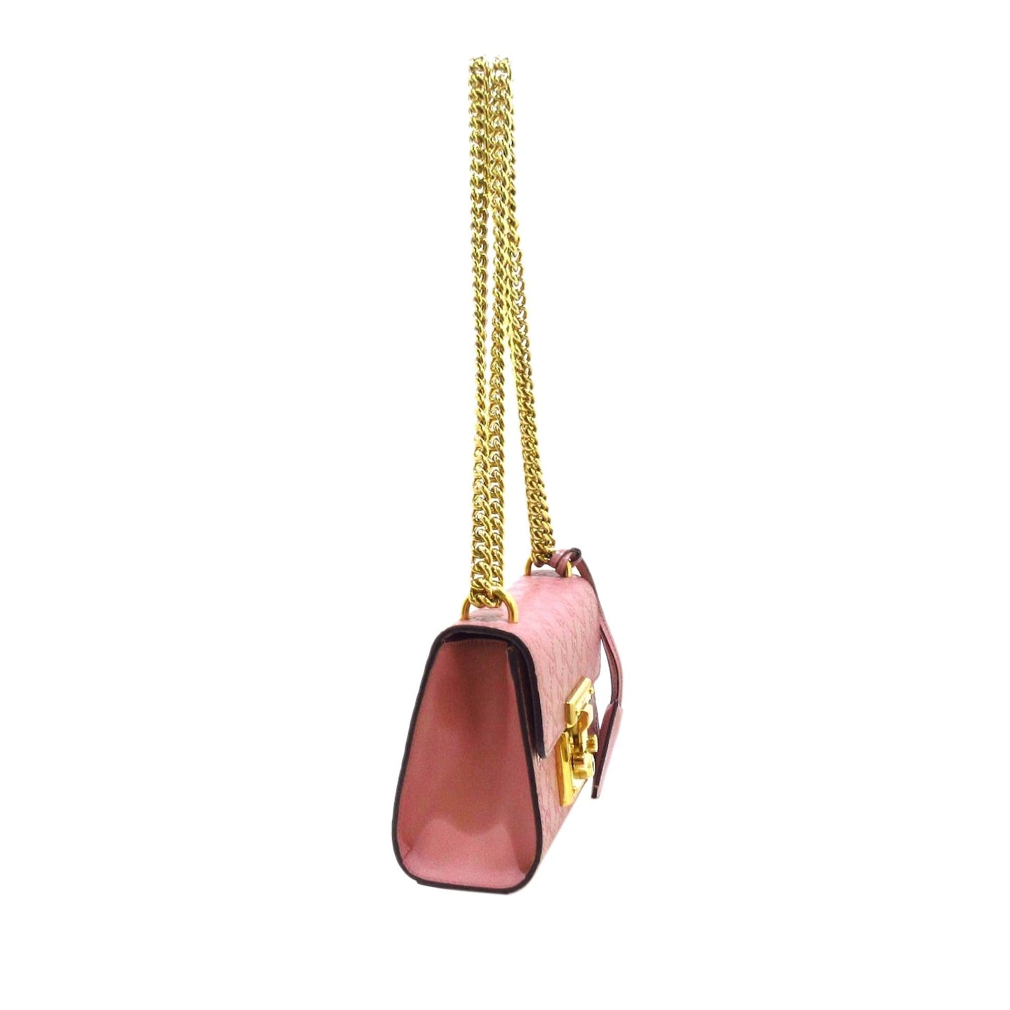 Gucci Small Guccissima Padlock Crossbody Bag (SHG-RKOEvJ)