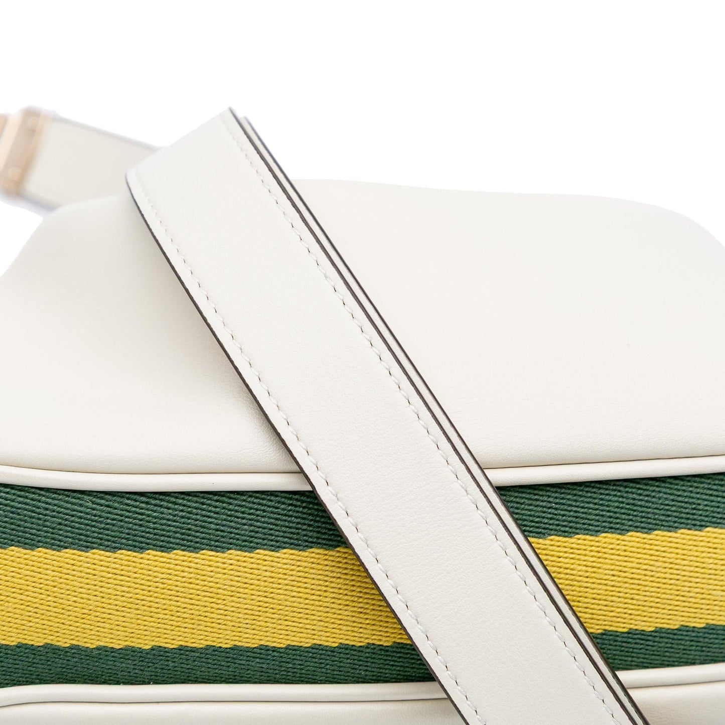 Gucci Small Leather Web Attache Crossbody
