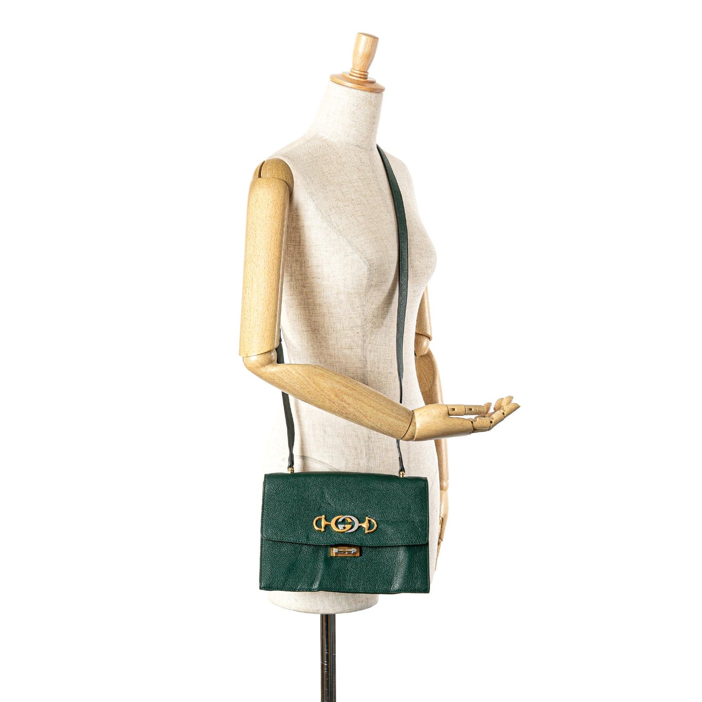 Gucci Small Leather Zumi Flap Crossbody