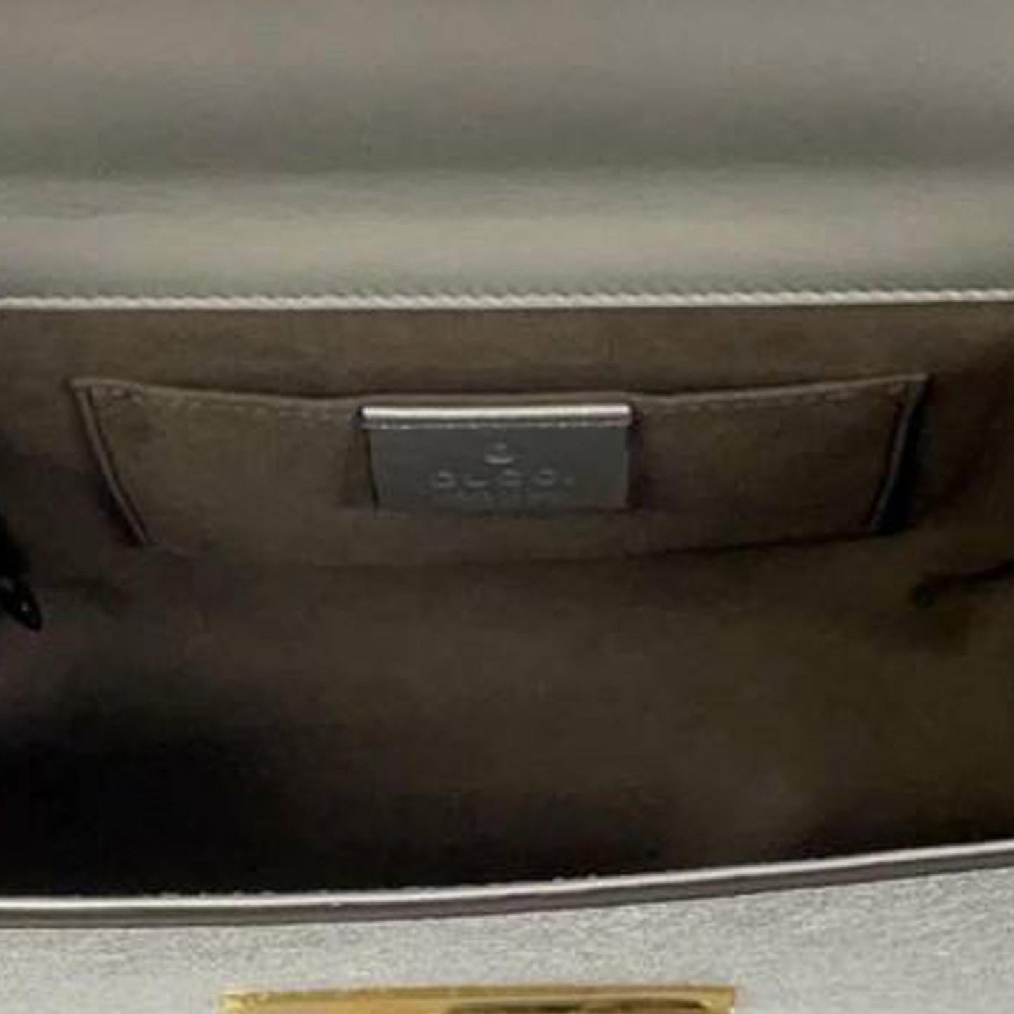 Gucci Small Metallic Padlock Crossbody (SHG-hrLrUn)