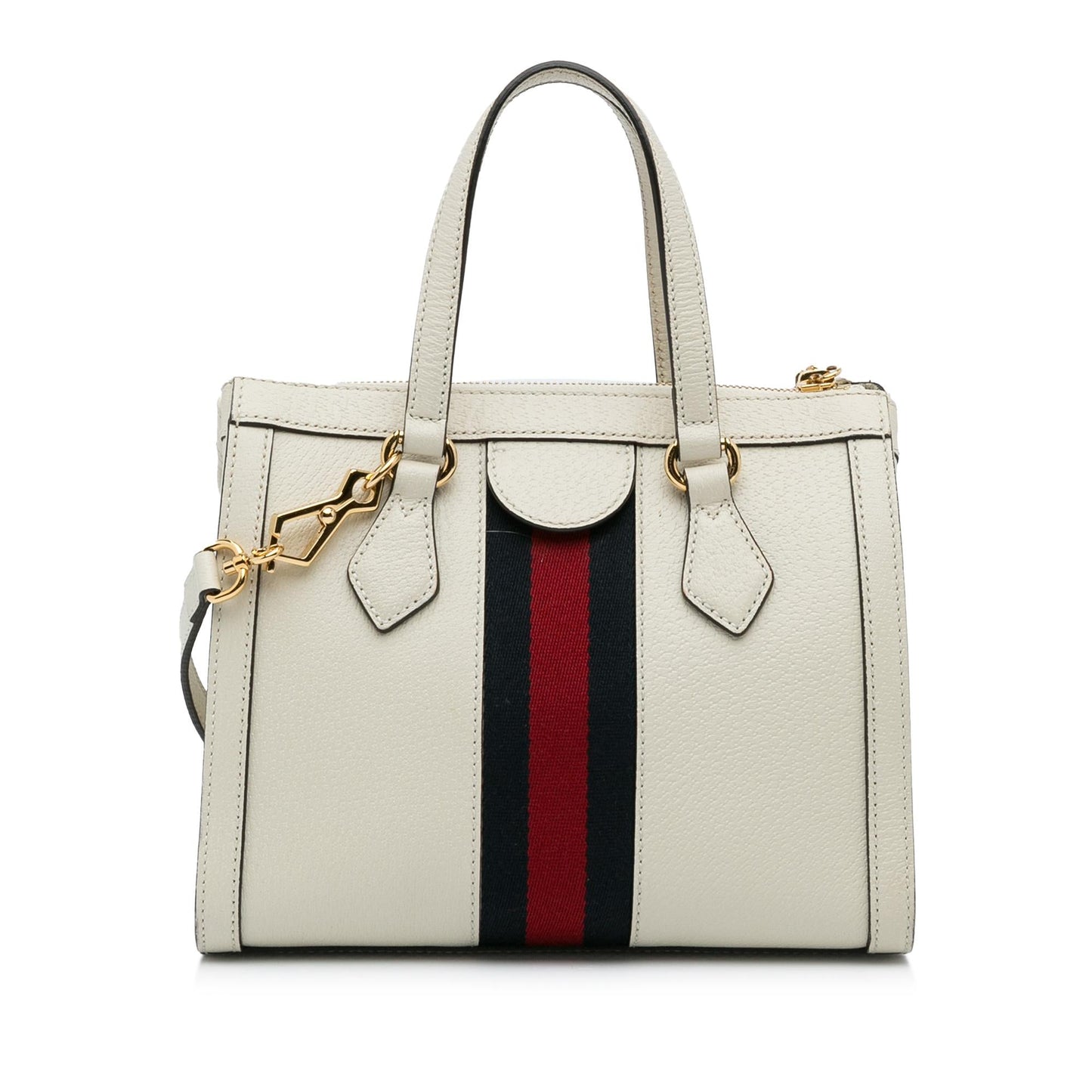 Gucci Small Ophidia Leather Satchel (SHG-LO2z7q)