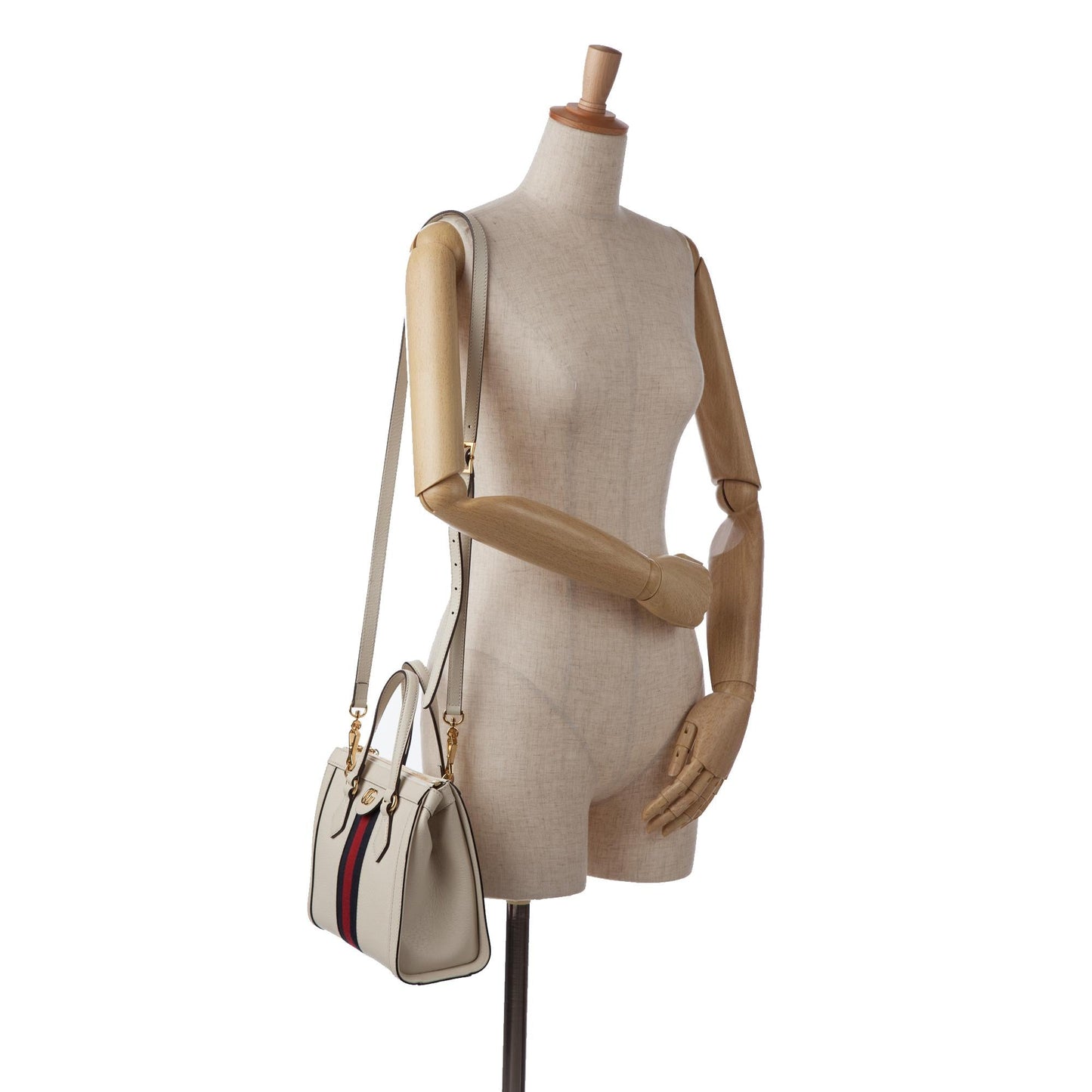 Gucci Small Ophidia Leather Satchel (SHG-LO2z7q)