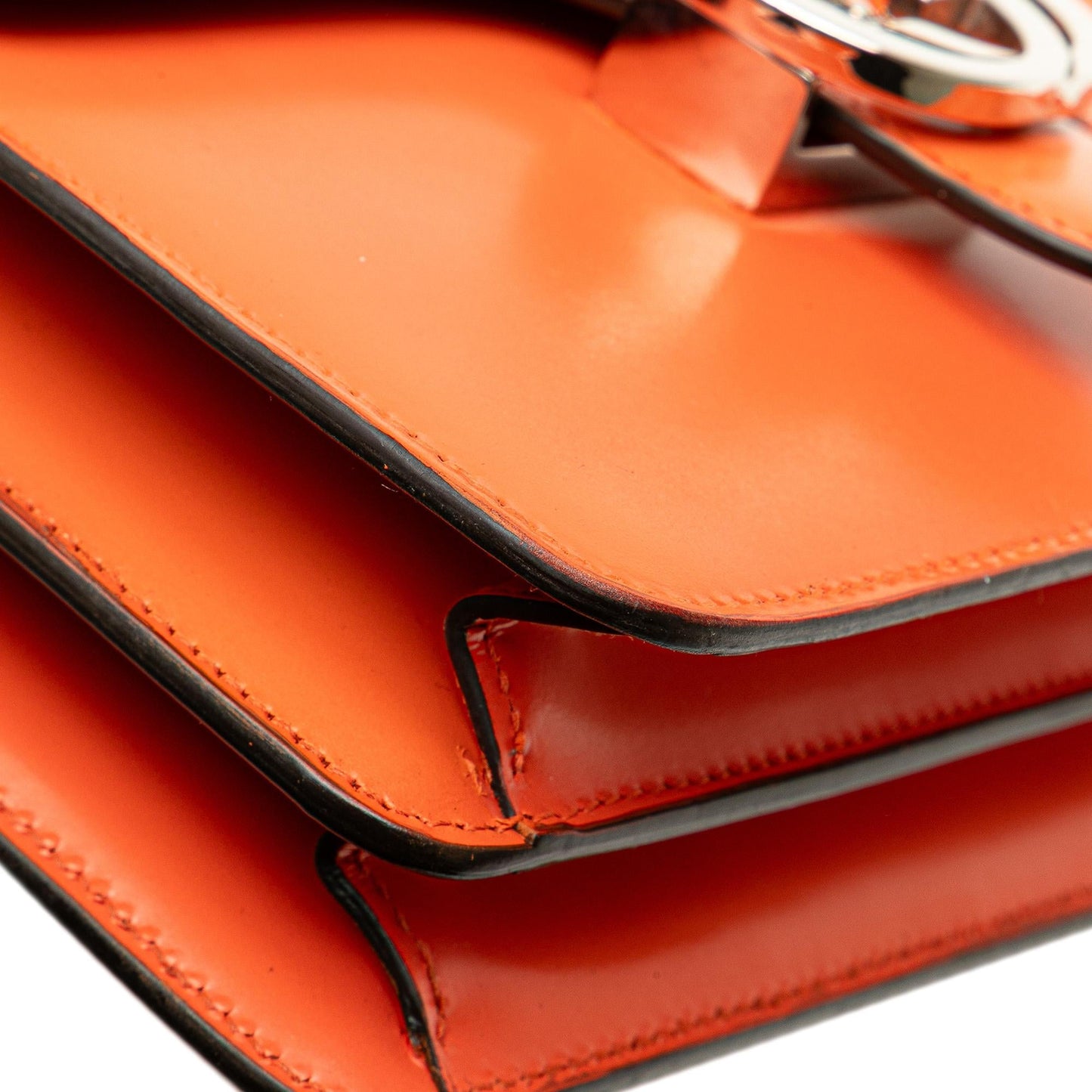 Gucci Small Polished Calfskin Interlocking G Dollar Crossbody