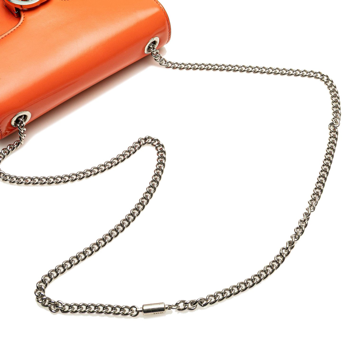 Gucci Small Polished Calfskin Interlocking G Dollar Crossbody