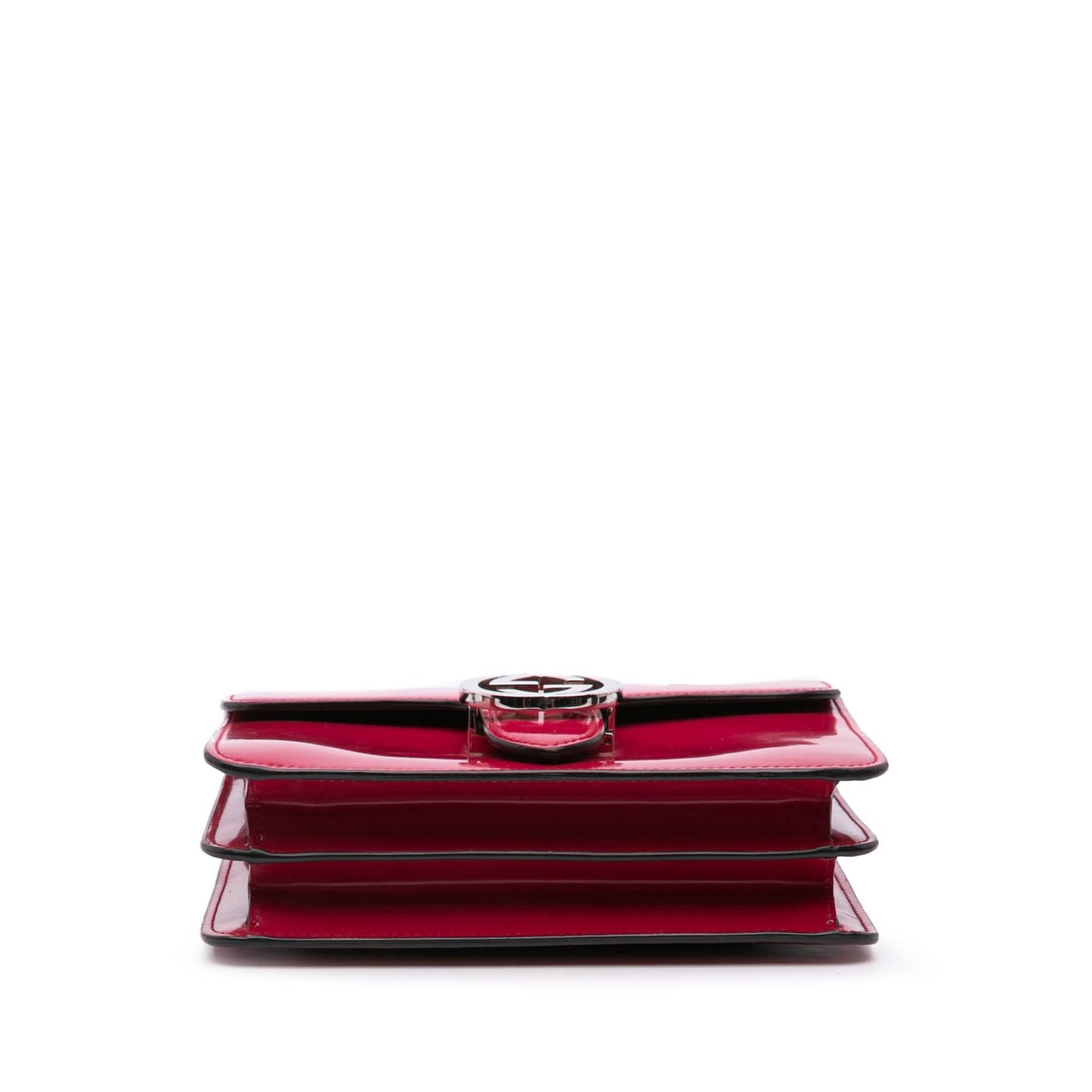 Gucci Small Polished Calfskin Interlocking G Dollar Crossbody