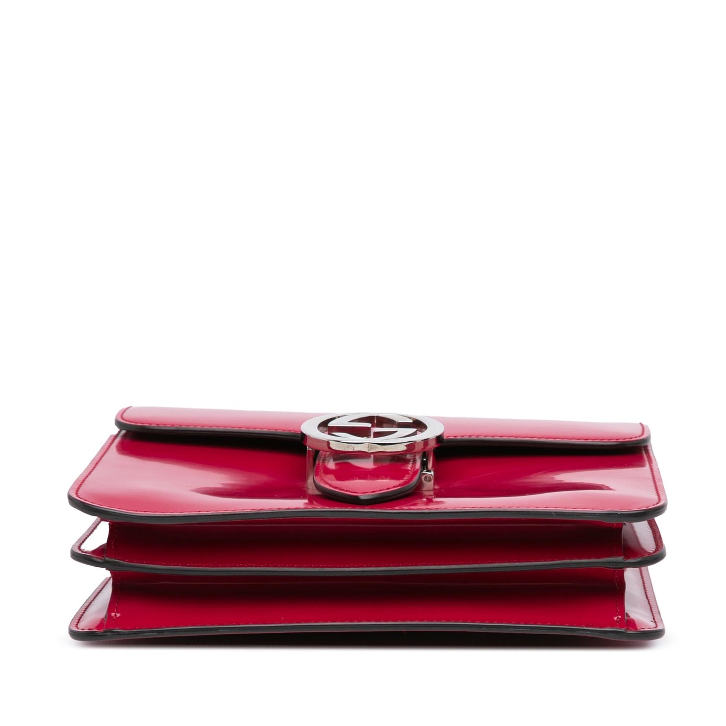 Gucci Small Polished Calfskin Interlocking G Dollar Crossbody